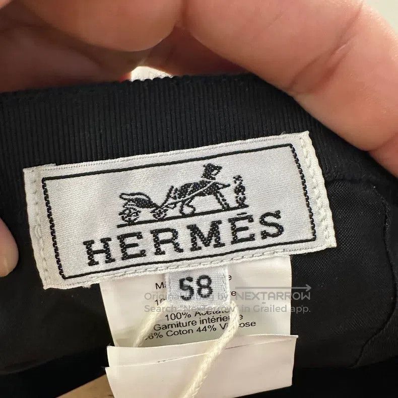 Hermes Hermes size 58 Cashmere Color Block Letter Baseball Cap Size ONE SIZE - 8 Thumbnail