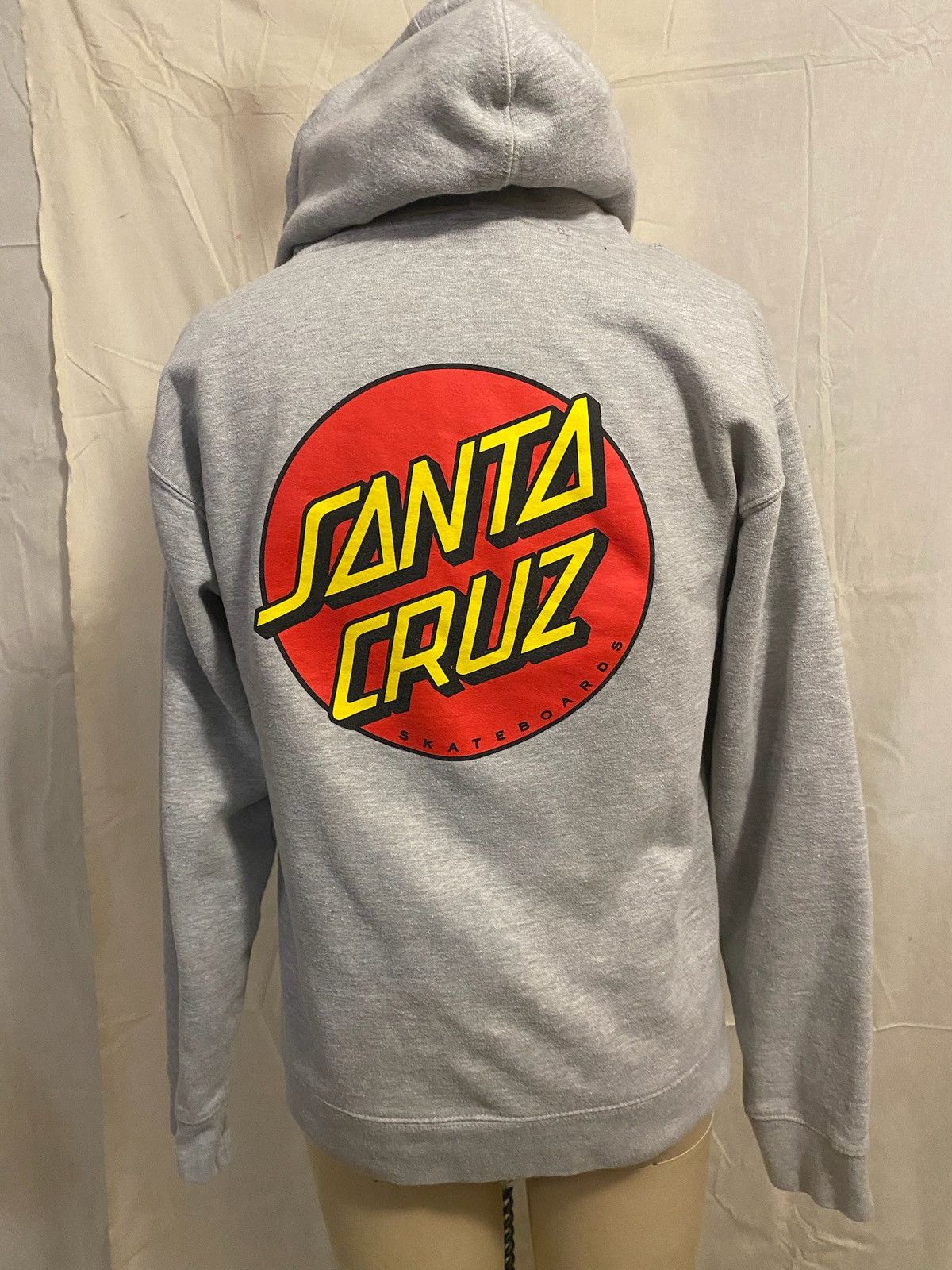 Santa Cruz Skateboards Santa Cruz Skate Hoodie Sz S Grey Size US S / EU 44-46 / 1 - 2 Thumbnail