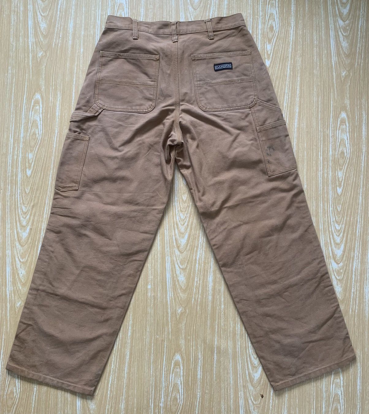 Japanese Brand Dirty Dakota Carpenter Double Knee Workwear Canvas Pants Size US 30 / EU 46 - 6 Thumbnail