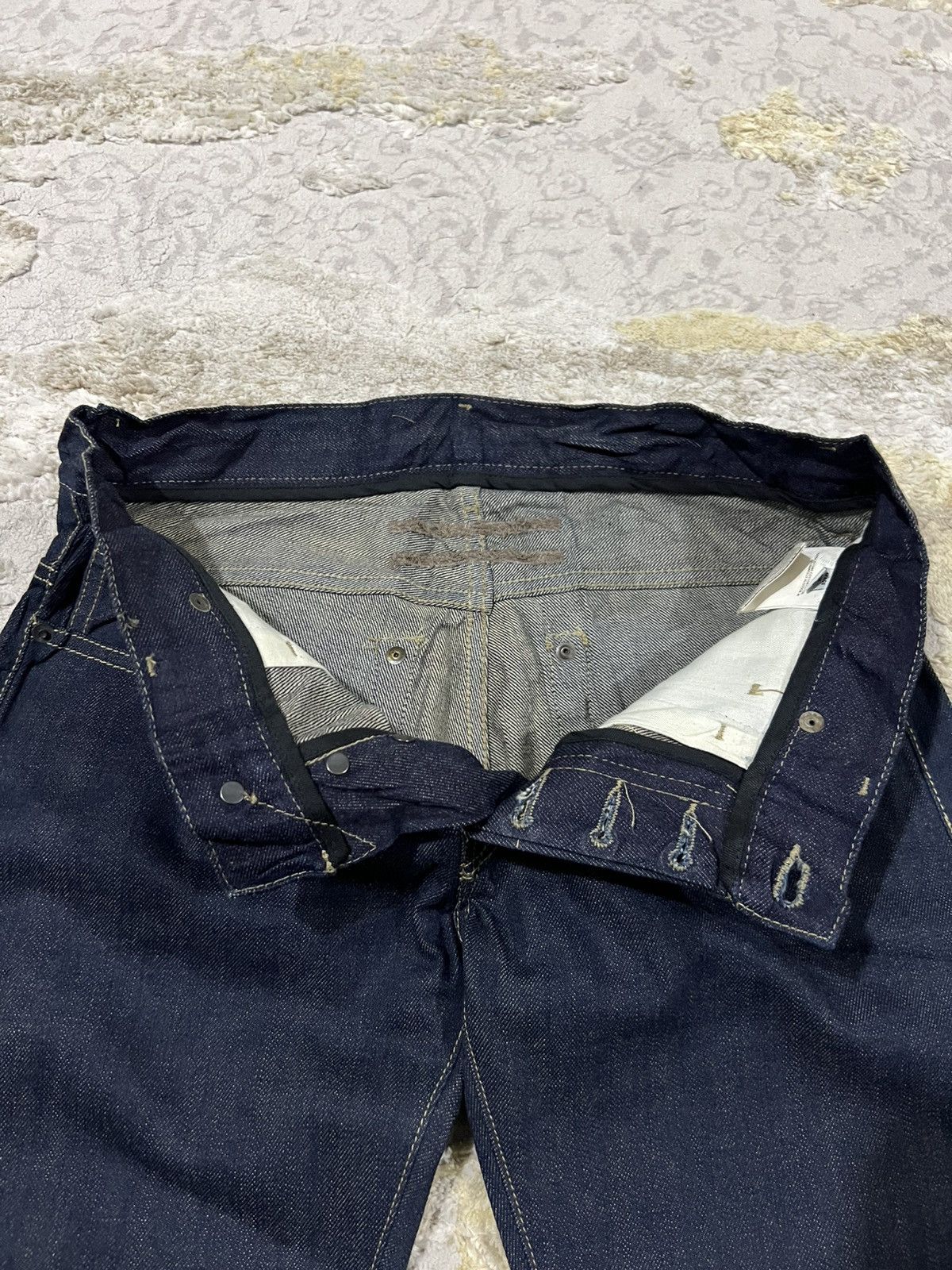 Rick Owens RARE 2005/06 Rick Owens OG Dark Blue Selvaged Denim Jeans Size US 28 / EU 44 - 5 Thumbnail