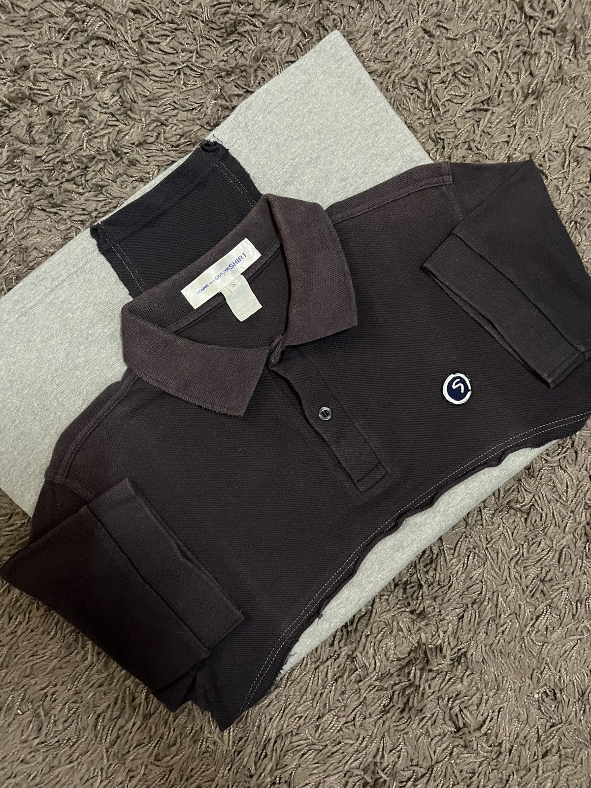 Comme des Garcons SHIRT 1990s CDG cut & sew two tone patches #F3 Size US S / EU 44-46 / 1 - 6 Thumbnail