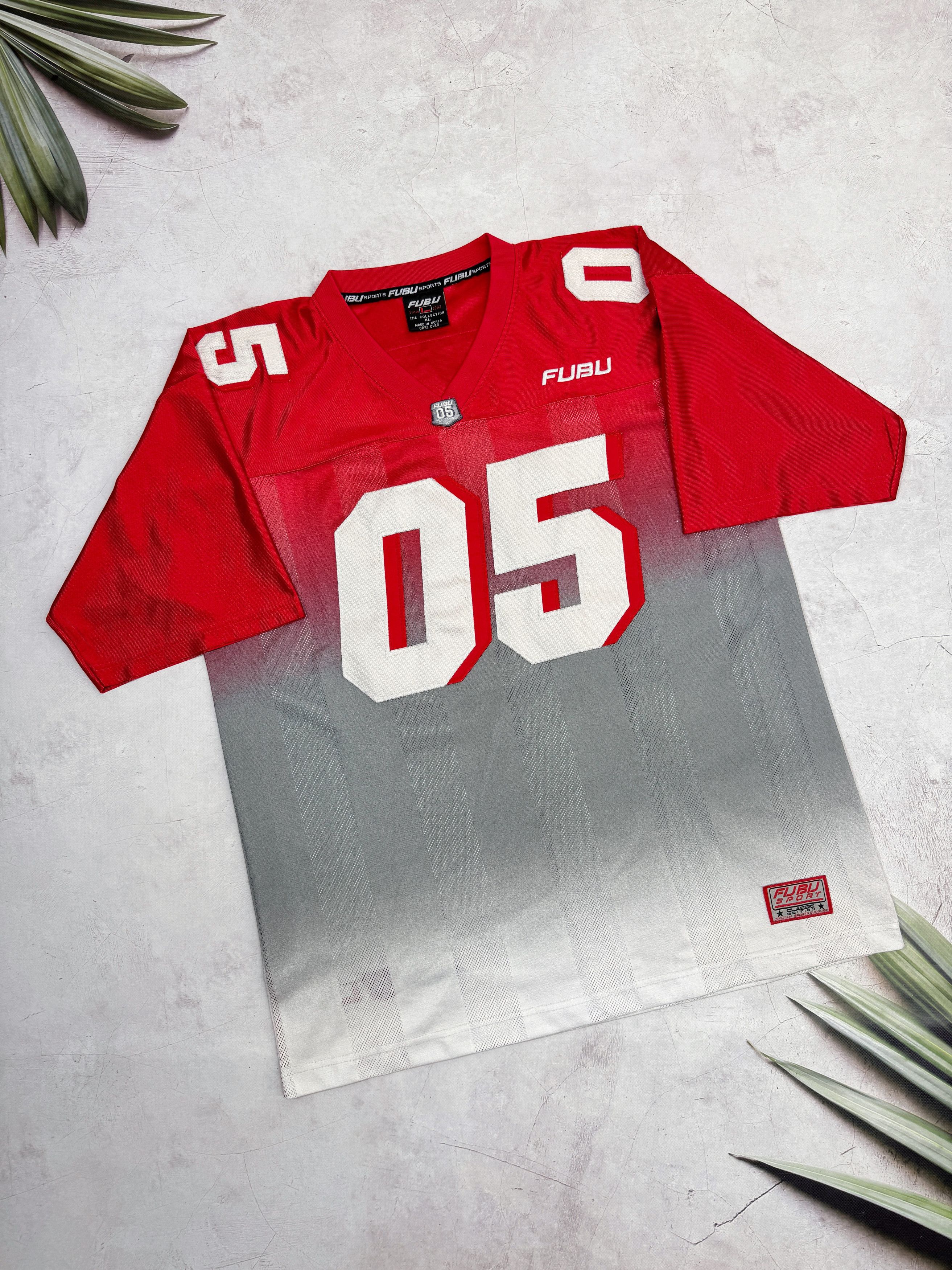 Fubu Vintage FUBU Jersey T-Shirt #05 Hip Hop Rap Striped Size US XL / EU 56 / 4 - 5 Thumbnail