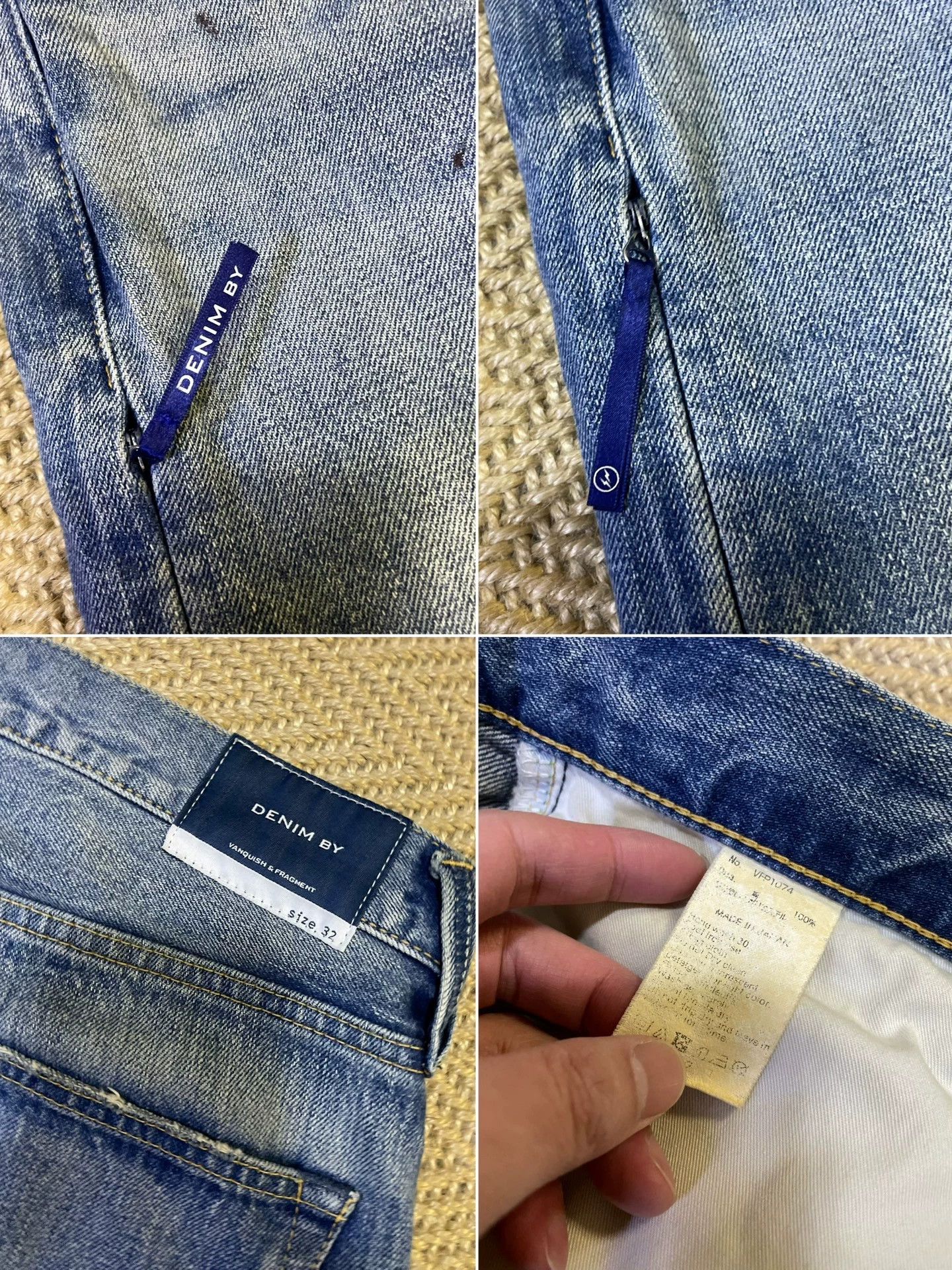 Fragment Design Fragment x Vanquish Denim Slash Oil Wash Distressed W32 Size US 32 / EU 48 - 8 Thumbnail