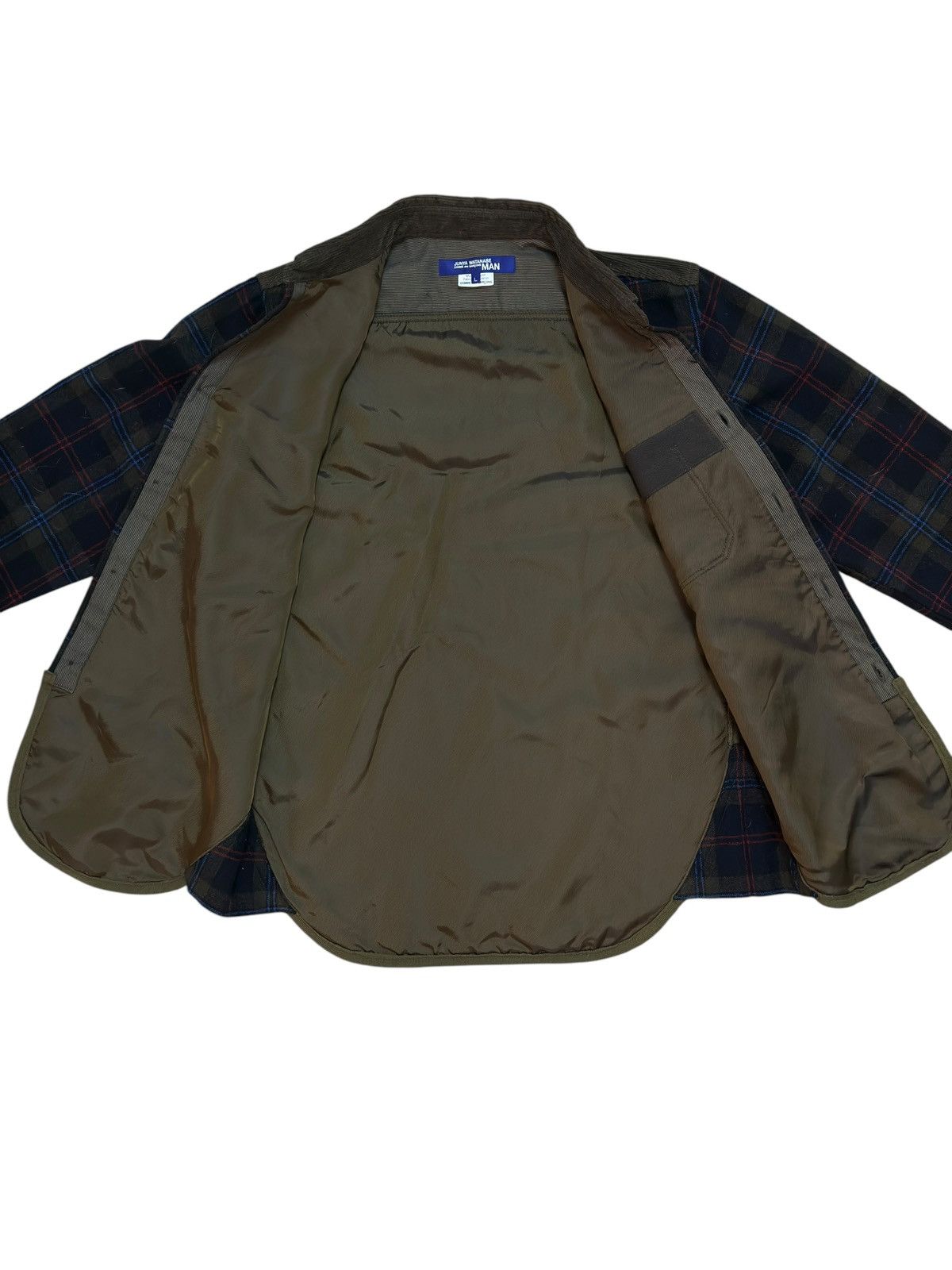 Comme des Garcons Junya Watanabe Commes Des Garçons Plaid Button Up Jacket Size US L / EU 52-54 / 3 - 8 Thumbnail