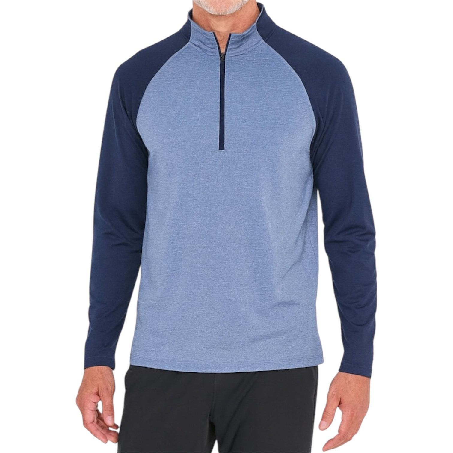 johnnie-O Johnnie-O 1/4 Zip Sweatshirt Performance Pullover Blue M Size US M / EU 48-50 / 2 - 1 Thumbnail