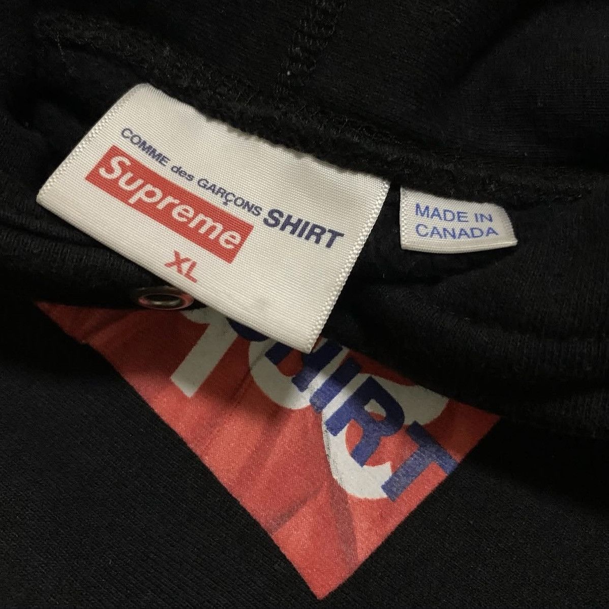 Comme des Garcons SHIRT × Supreme Supreme x Comme des Garcons Hoodie Size US XL / EU 56 / 4 - 4 Thumbnail