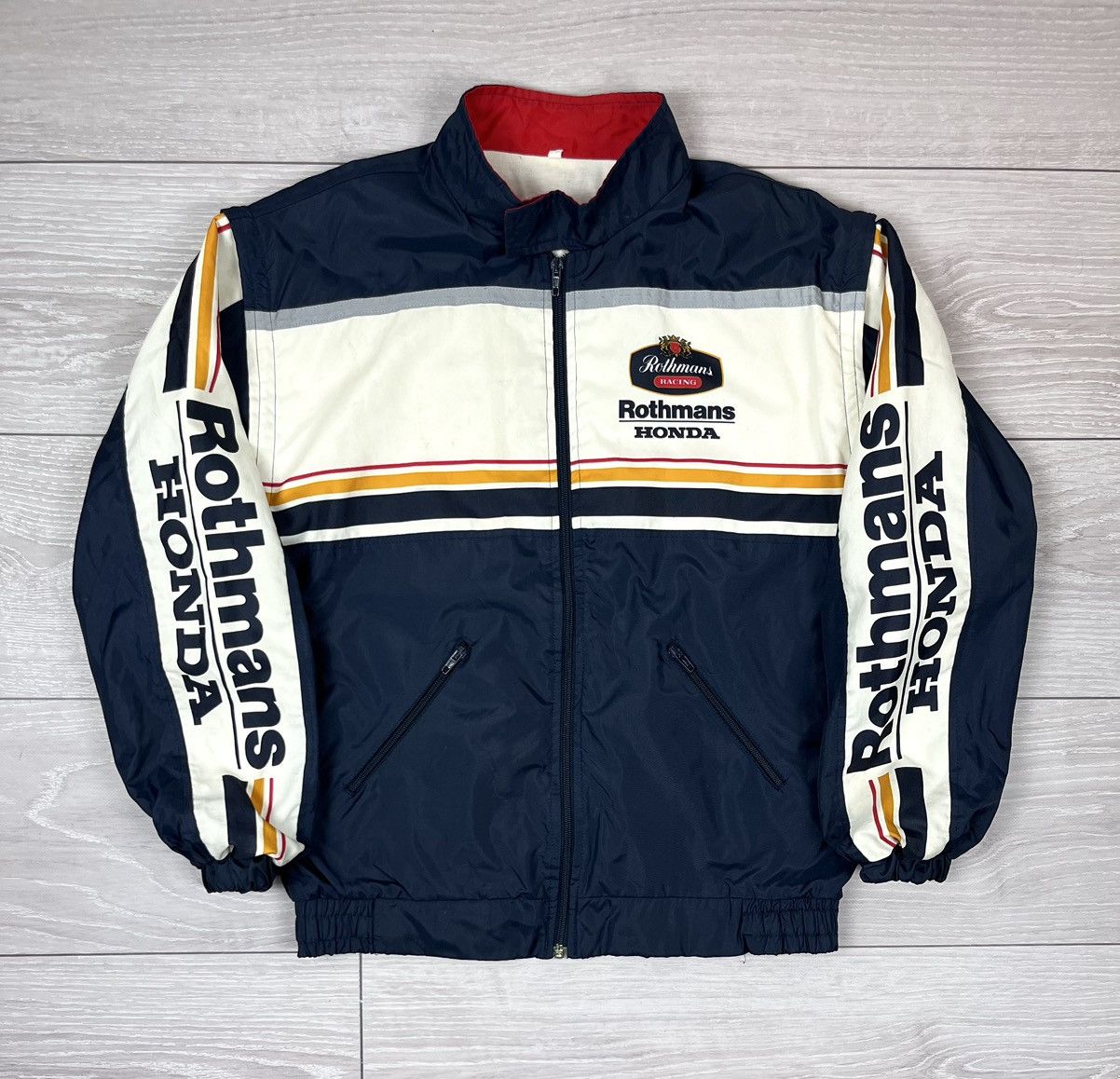 Vintage Honda Rothmans Vintage 80s Racing Team Nylon Jacket | Grailed
