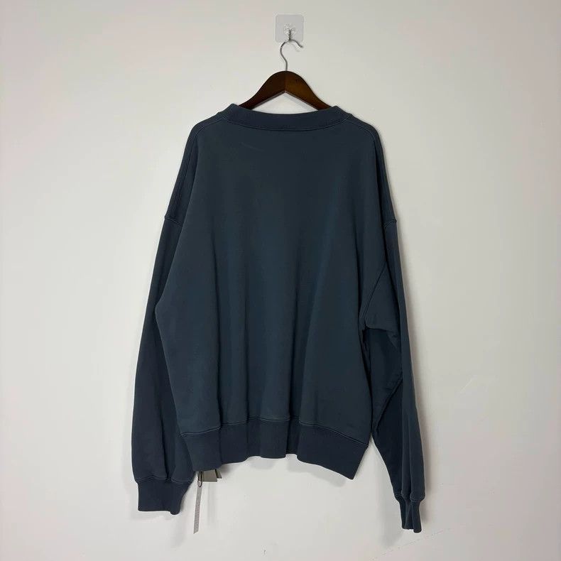 Balenciaga Balenciaga Embroidered smog blue pullover sweater Size US S / EU 44-46 / 1 - 2 Thumbnail