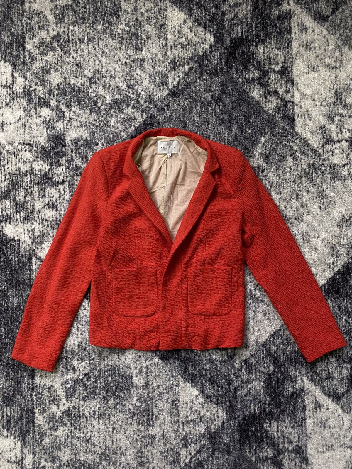 Sandro Vintage Sandro Paris Jacket Luxury Blazer Premium Size S / US 4 / IT 40 - 6 Thumbnail