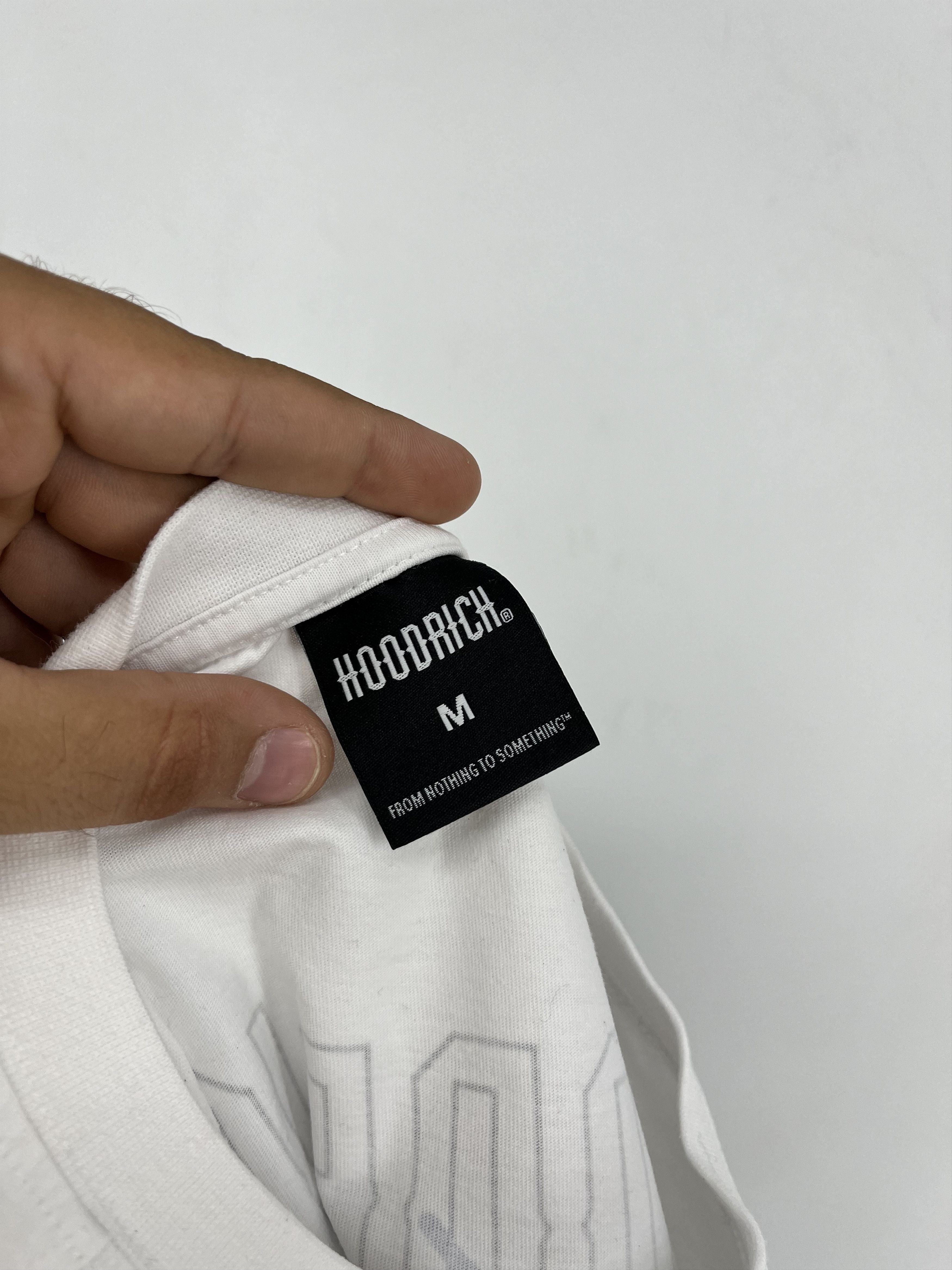 Hoodrich × Vintage Hype Hoodrich Big Logo Drill Y2K Streetwear White Tee Size US M / EU 48-50 / 2 - 12 Thumbnail