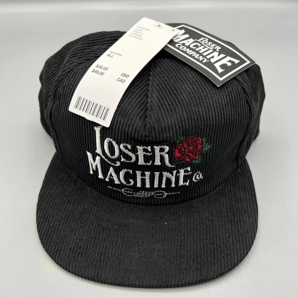 Loser Machine Company Loser Machine Hat Men Corduroy Floral Snap Back ...