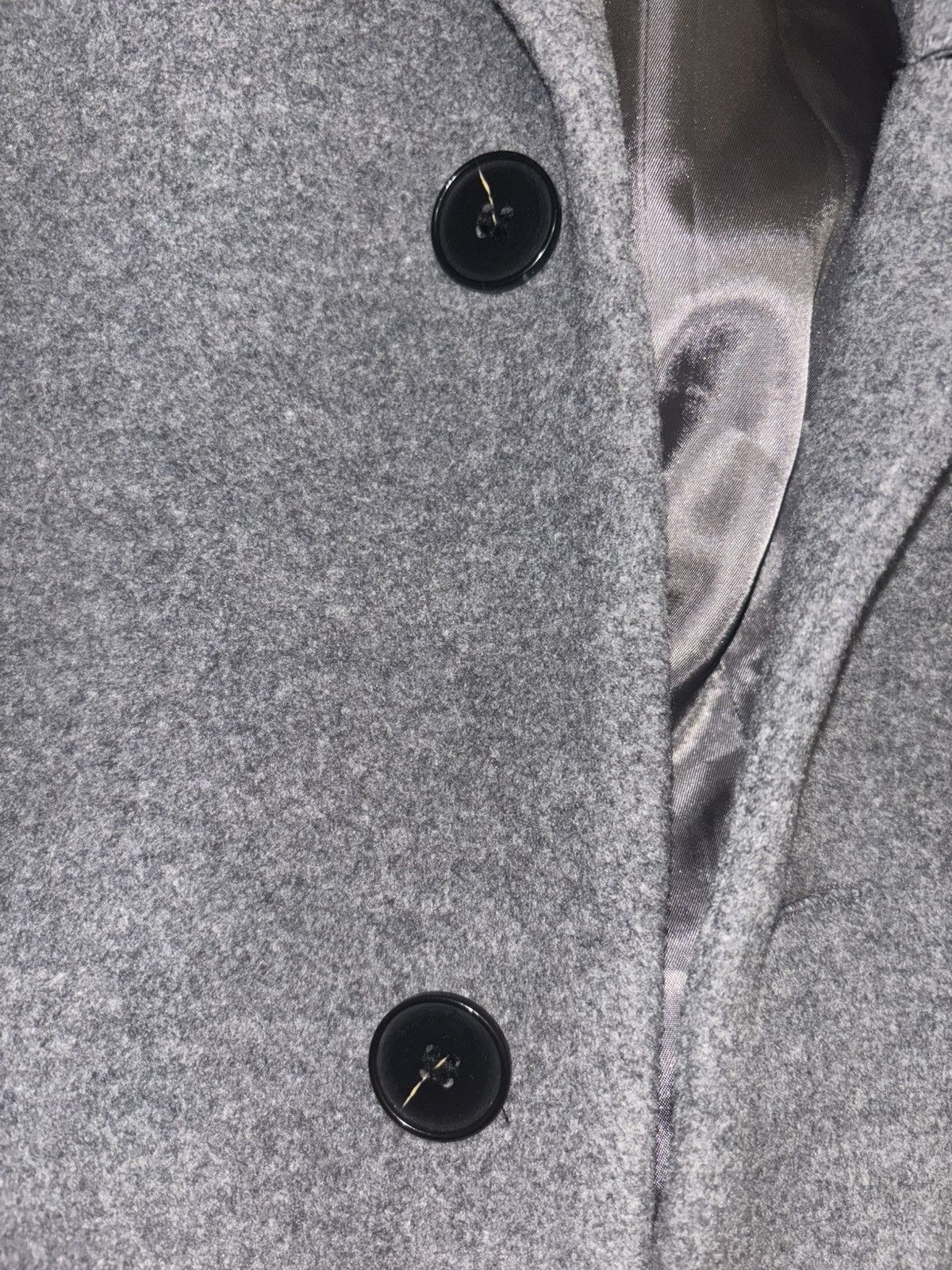 Other HiSO Men’s Wool Trench Coat - Canada 42 (US ~M-L) - Grey Size US L / EU 52-54 / 3 - 7 Thumbnail