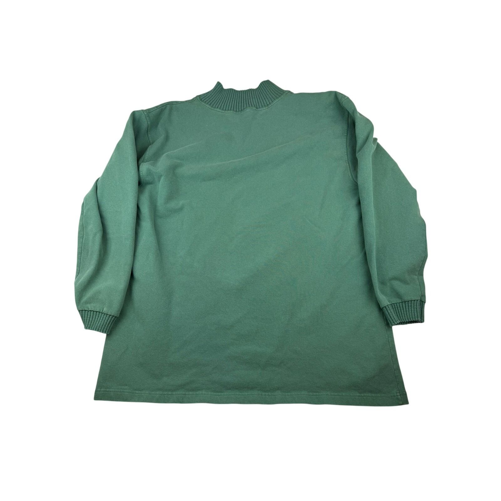 L.L. Bean L.L. Bean Mock Neck Sweatshirt Womens XL Sage Green Size XL / US 12-14 / IT 48-50 - 2 Thumbnail