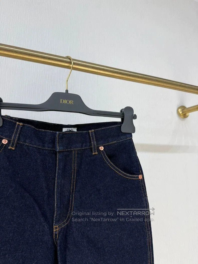 Dior Dior 23SS Solid Color High-Waist Jeans. Size US 26 / EU 42 - 2 Thumbnail