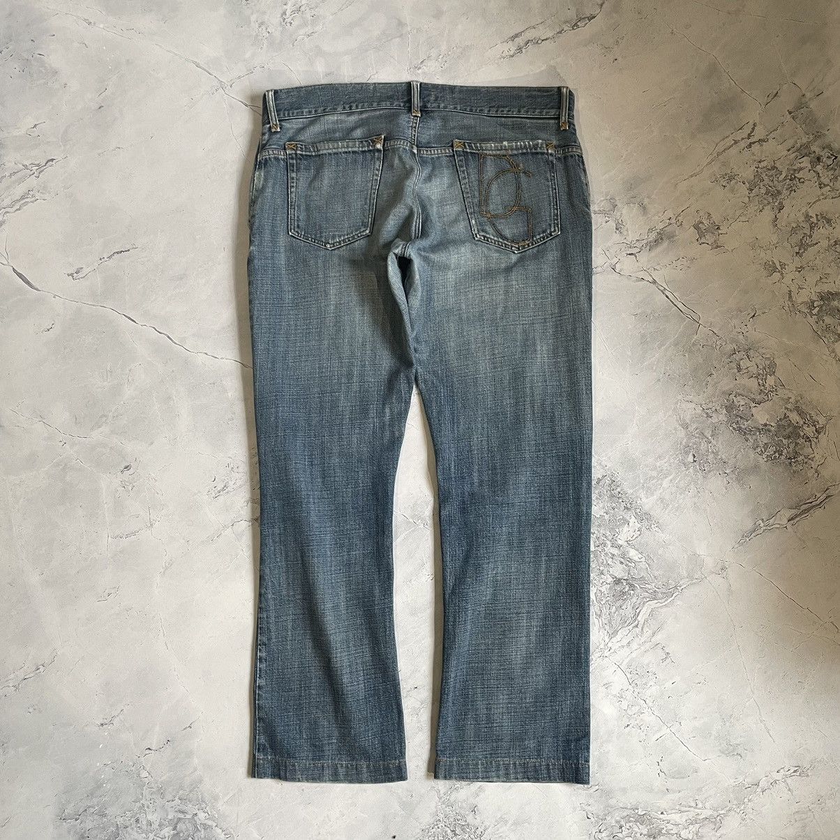 Dolce & Gabbana Dolce Gabbana Vintage Baggy Denim Pants Size US 35 - 2 Thumbnail