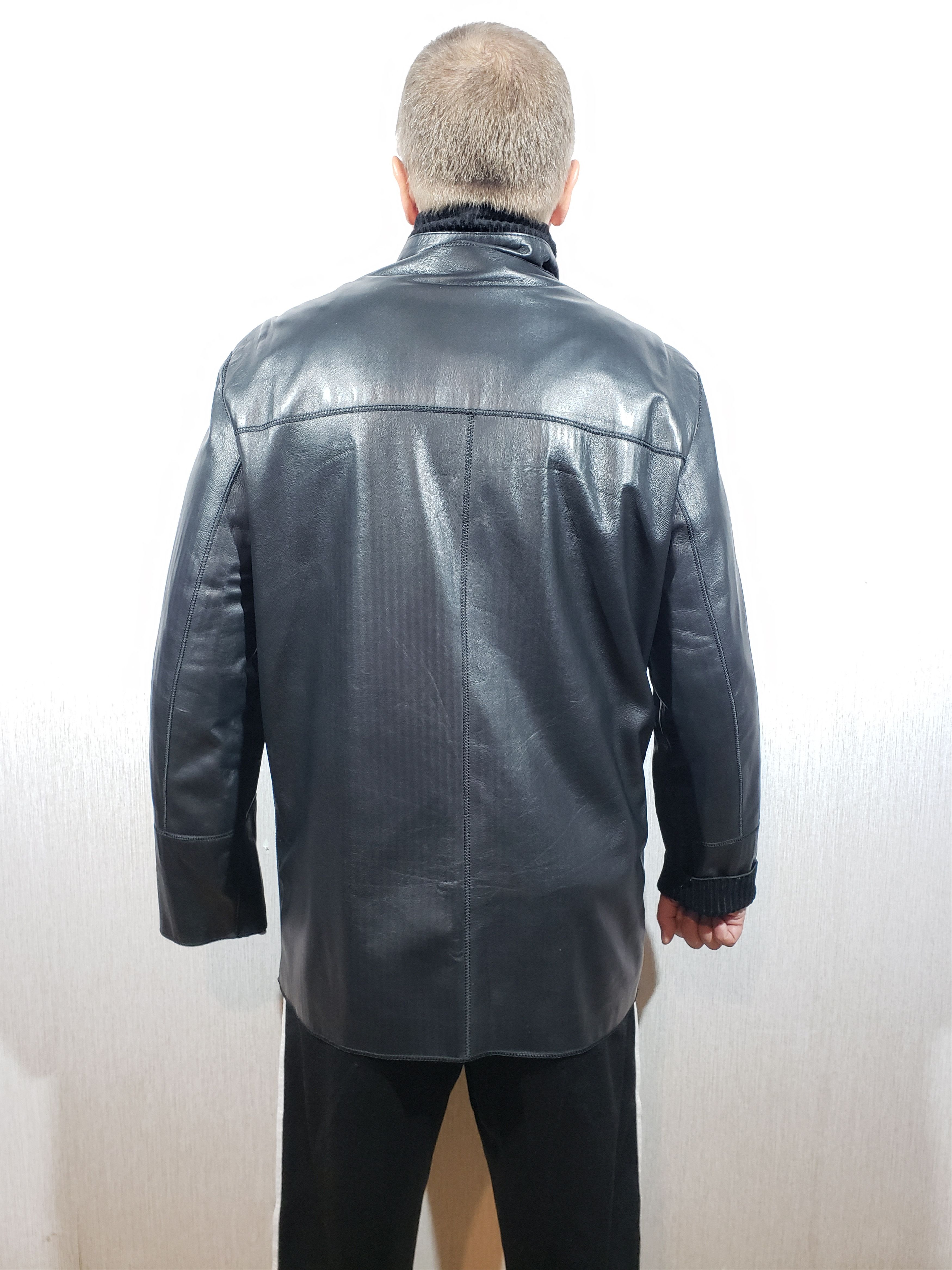 Other Two-sided men's leather jacket. Size US L / EU 52-54 / 3 - 4 Thumbnail