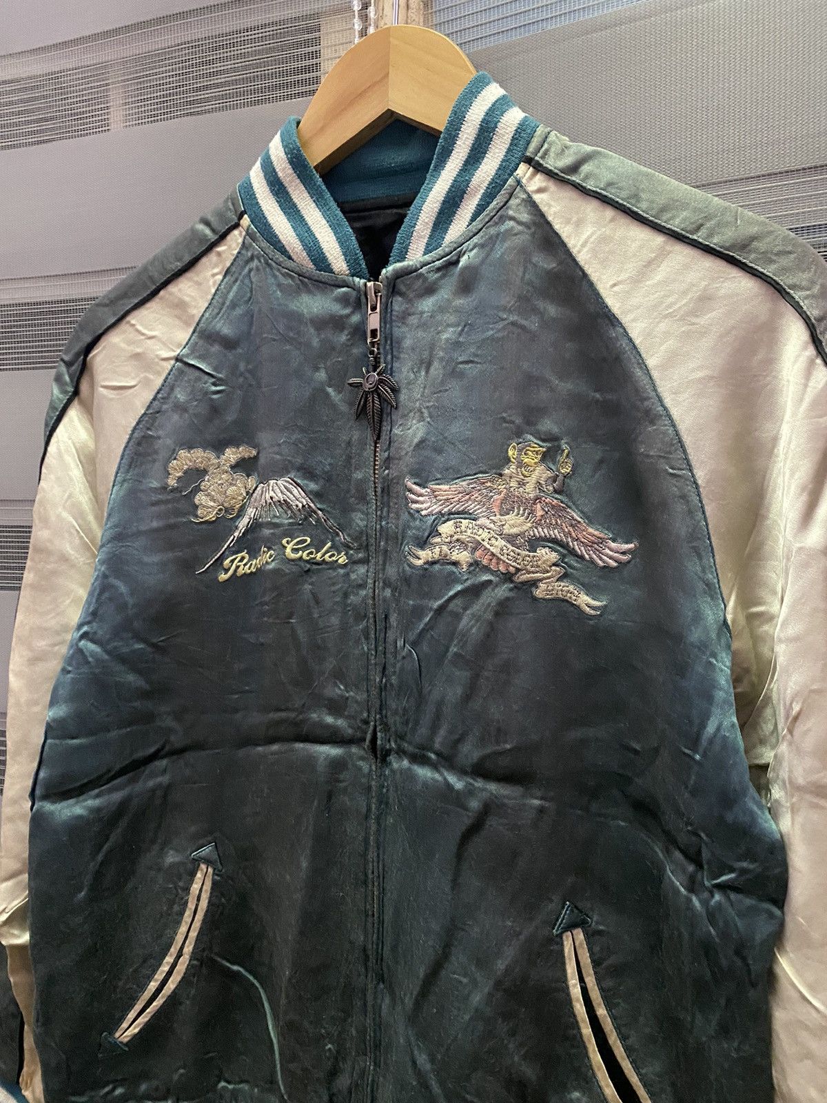 Japanese Brand × Vintage Vintage Sukajan Souvenir Japan Tokyo Monkey Jacket Medium Size US S / EU 44-46 / 1 - 6 Thumbnail