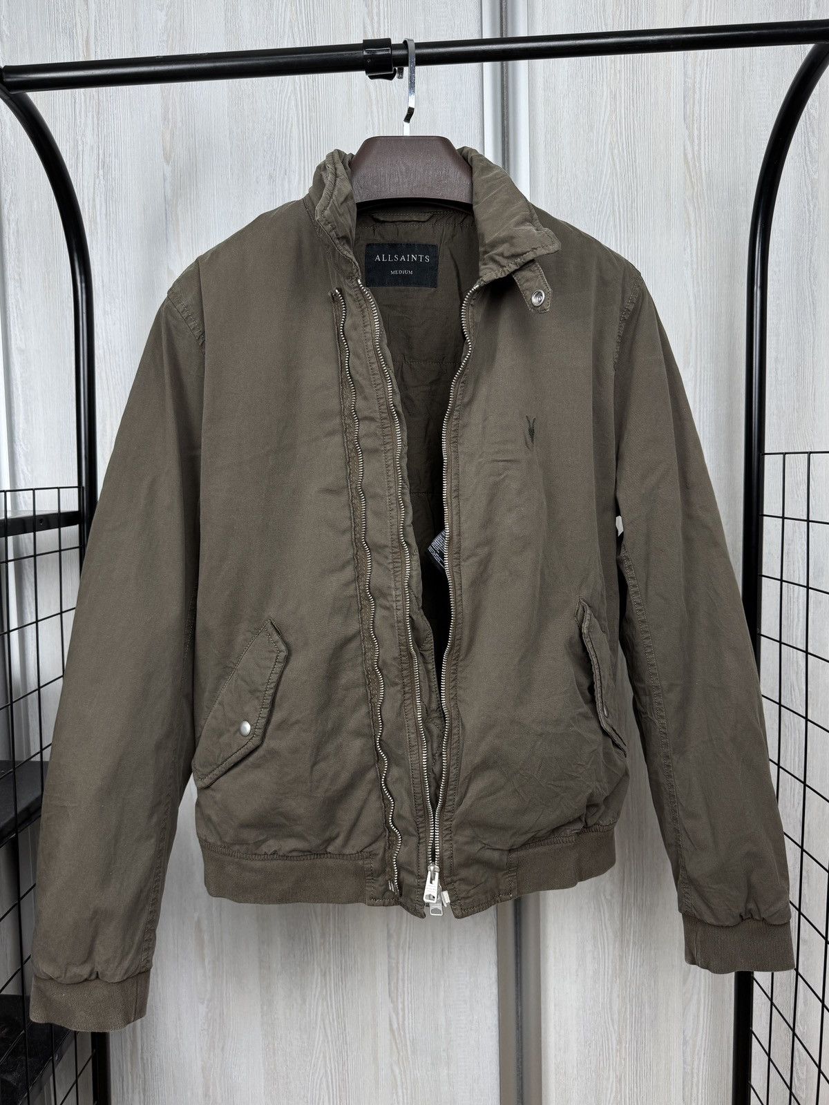 Allsaints AllSaints Men's Nicks Bomber Biker jacket Size US M / EU 48-50 / 2 - 12 Thumbnail
