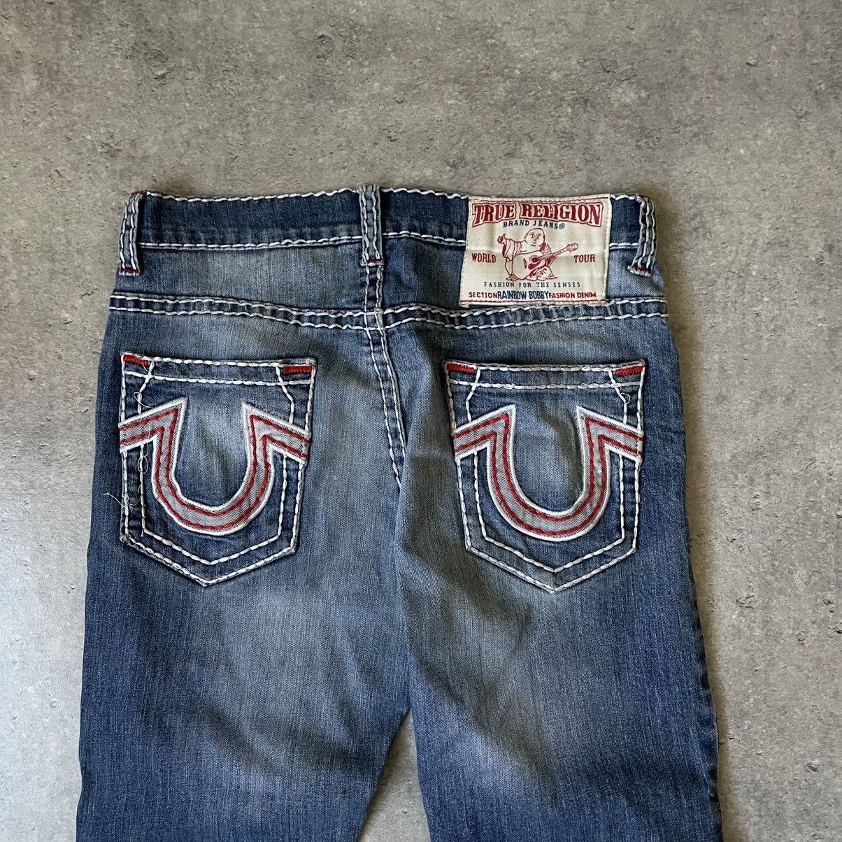 True Religion × Vintage Vintage True Religion Rainbow Bobby Straight Fit Pants Size US 30 / EU 46 - 2 Thumbnail