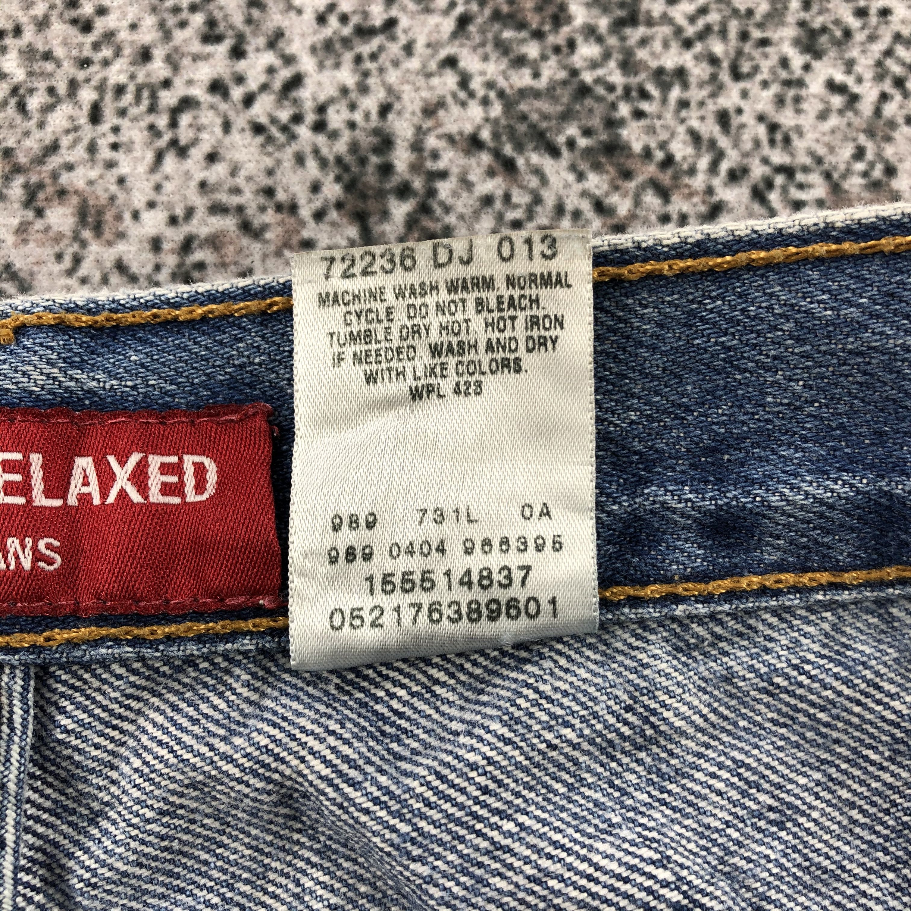 Levi's Vintage Levis 550 Jeans Dirty Blue Wash Denim KJ589 Size US 32 / EU 48 - 10 Thumbnail