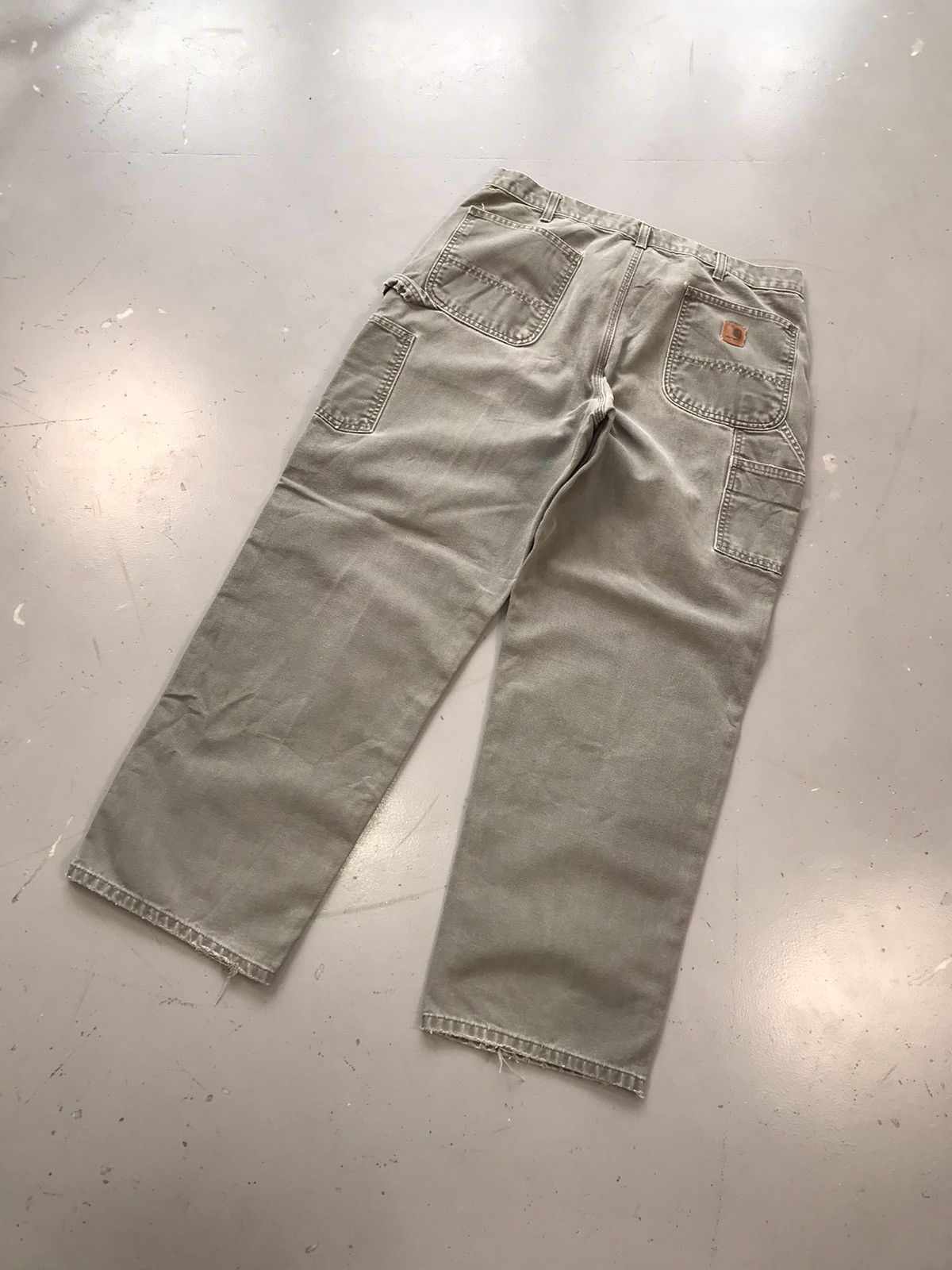 Carhartt × Vintage Vintage moss green Carhartt B11 mos denim Size US 38 / EU 54 - 10 Thumbnail