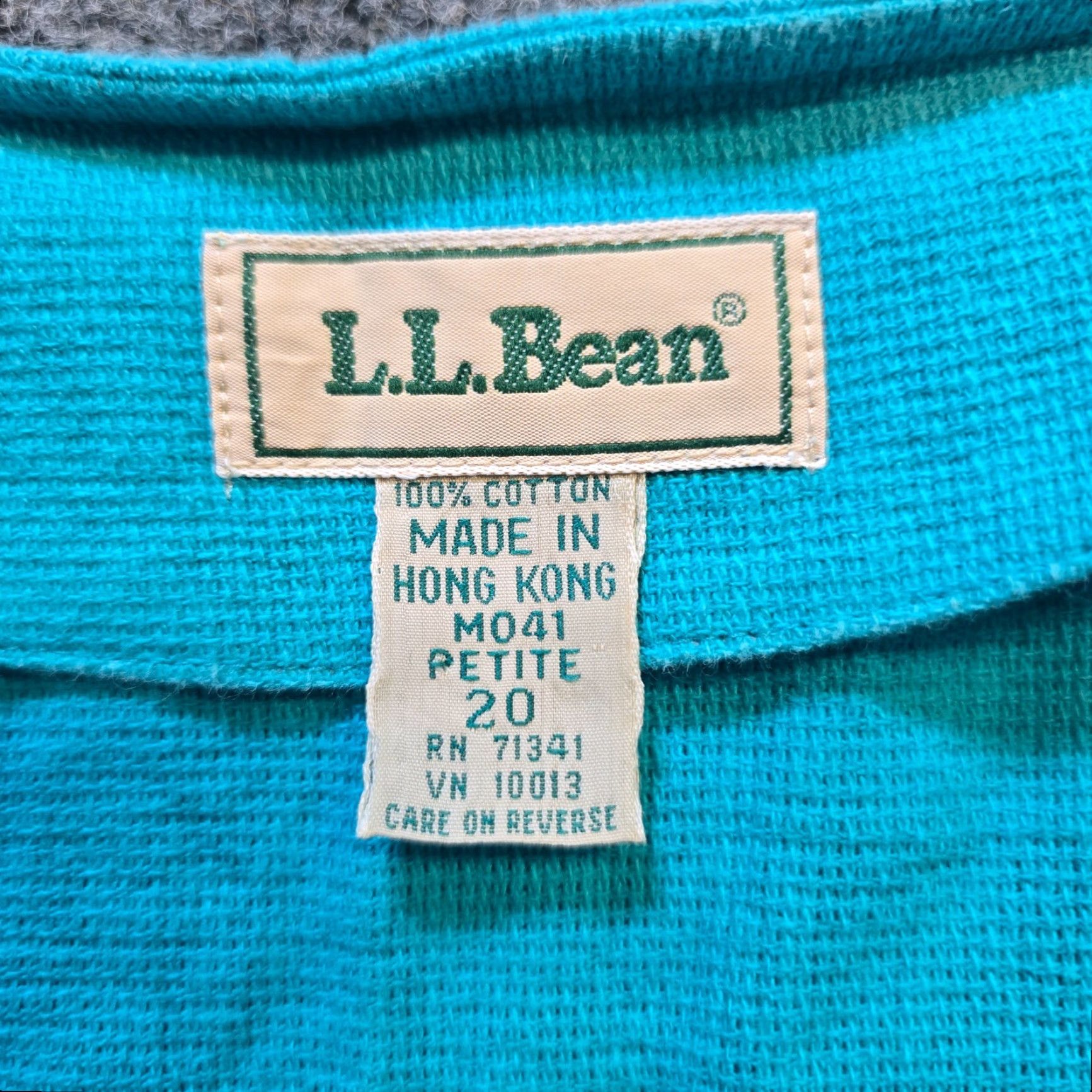 Vintage VINTAGE L.L.Bean Dress Womens 20P Green Pleated V Neck Midi A-Line Casual Womens Size 3XL / US 20-22 - 4 Thumbnail