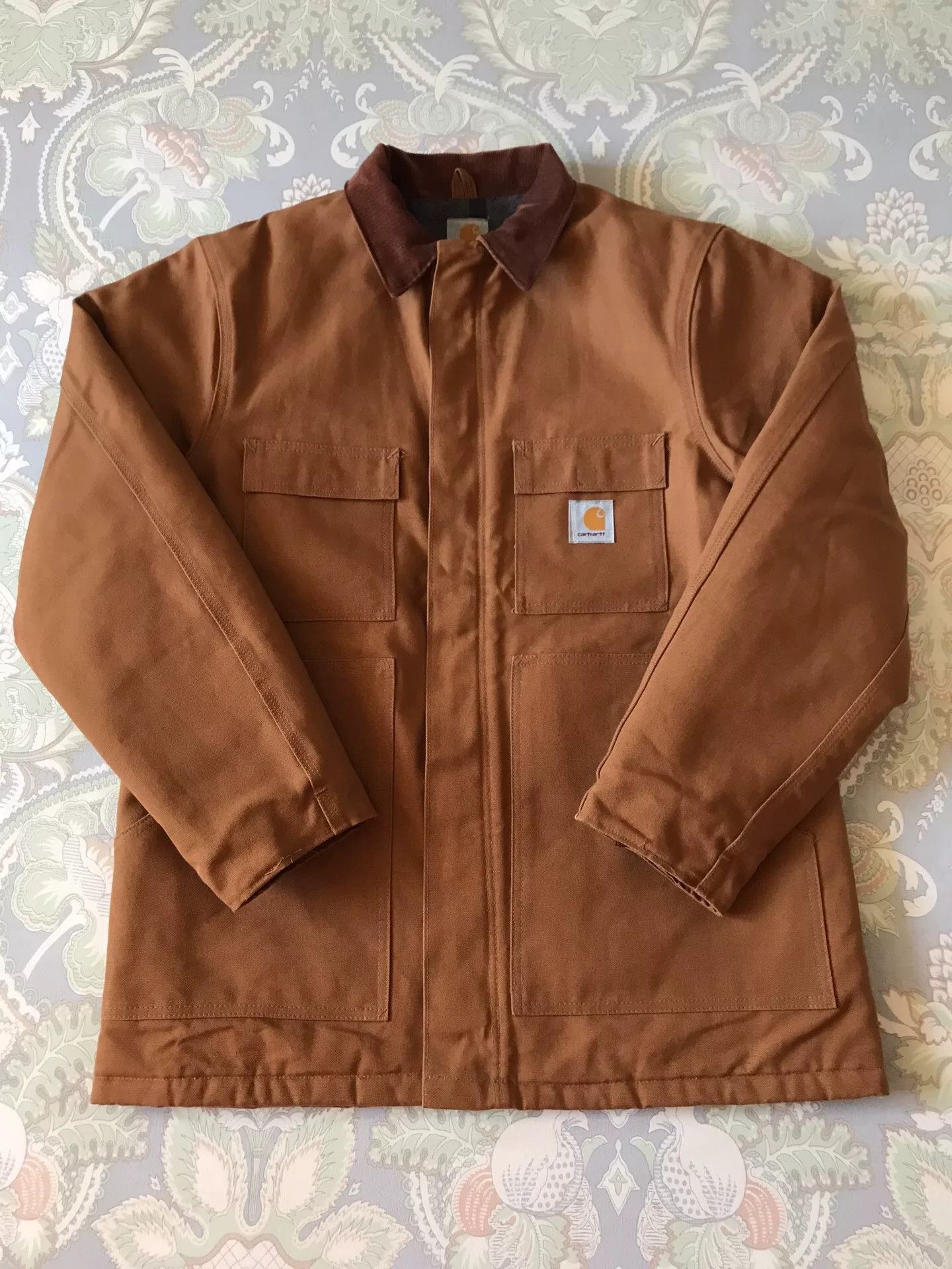 Carhartt Carhartt C04 BRN Canvas Work Jacket Size US S / EU 44-46 / 1 - 1 Thumbnail