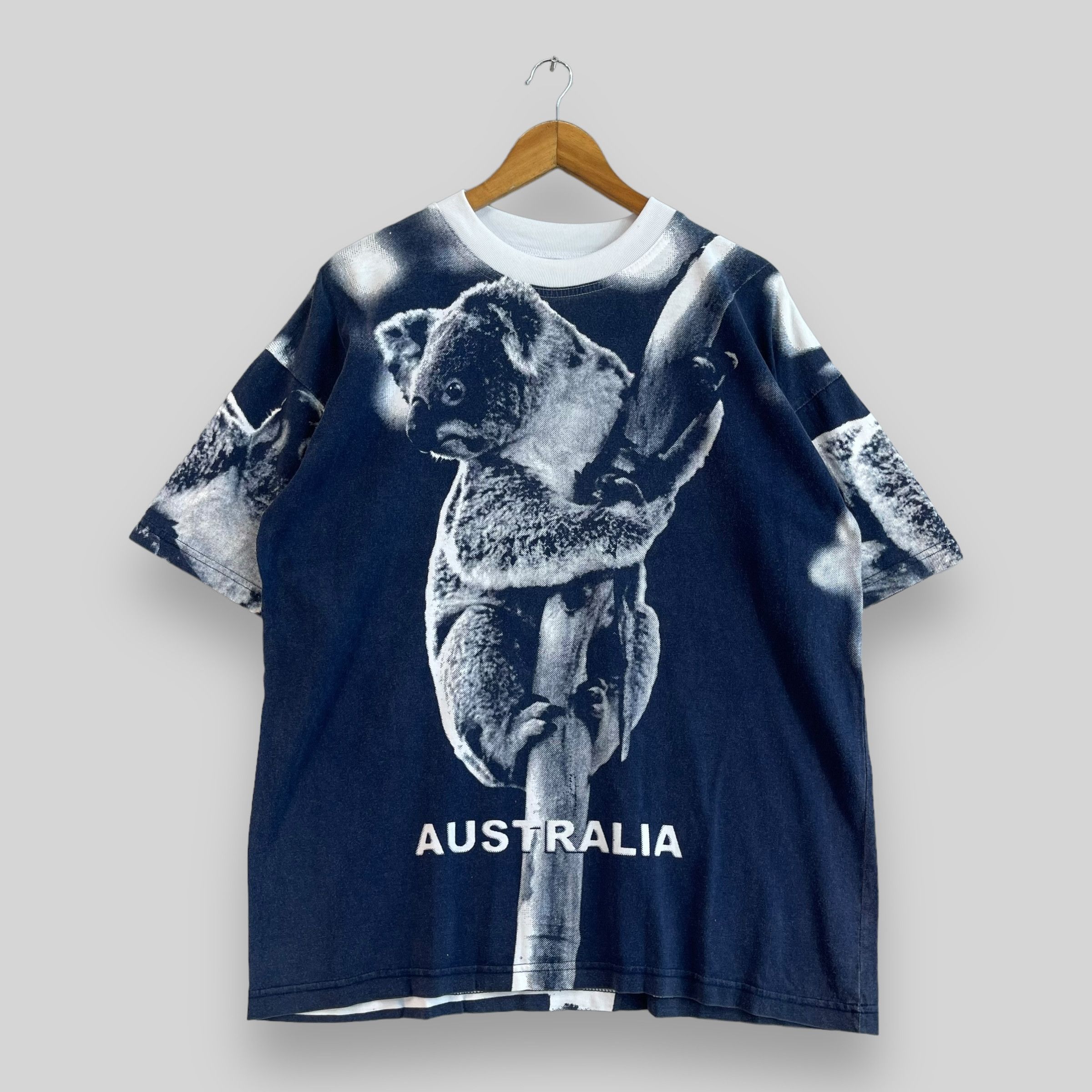 Vintage Vintage Pop Art Australian Koala Bear All Over Printed Tee Size US L / EU 52-54 / 3 - 1 Thumbnail