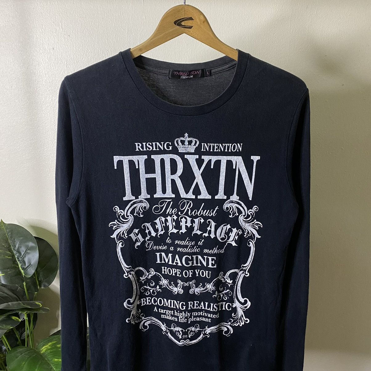 If Six Was Nine Thruxton Seditionaries Poem Cyber Gothic Punk LS Tee Size US S / EU 44-46 / 1 - 2 Thumbnail