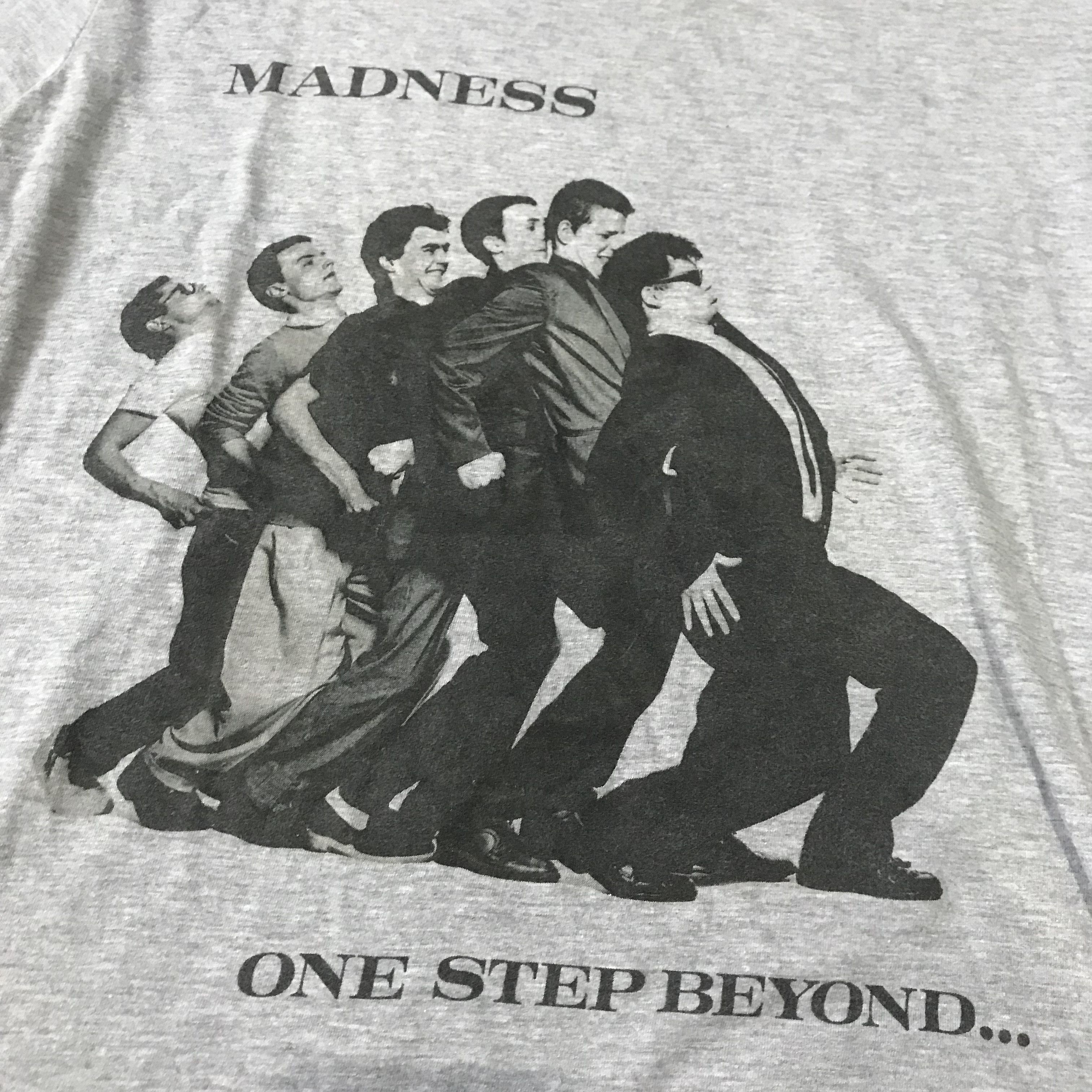 Band Tees × Madness Vintage madness ONE STEP BEYOND Ska Two Tone Tshirt grey tee Size US M / EU 48-50 / 2 - 8 Thumbnail