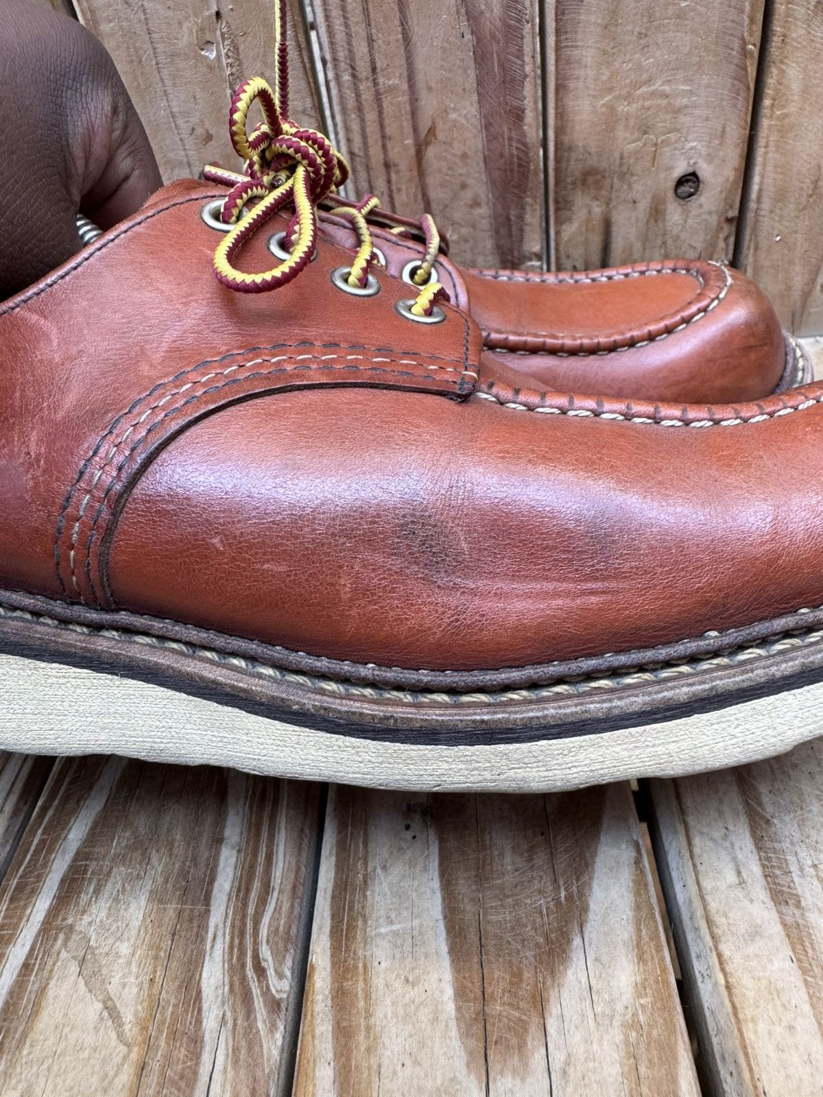 Red Wing Red Wing 8103 Moc Toe Oxford Oro-Russet Portage EUR 41 US 8D Size US 8 / EU 41 - 8 Thumbnail