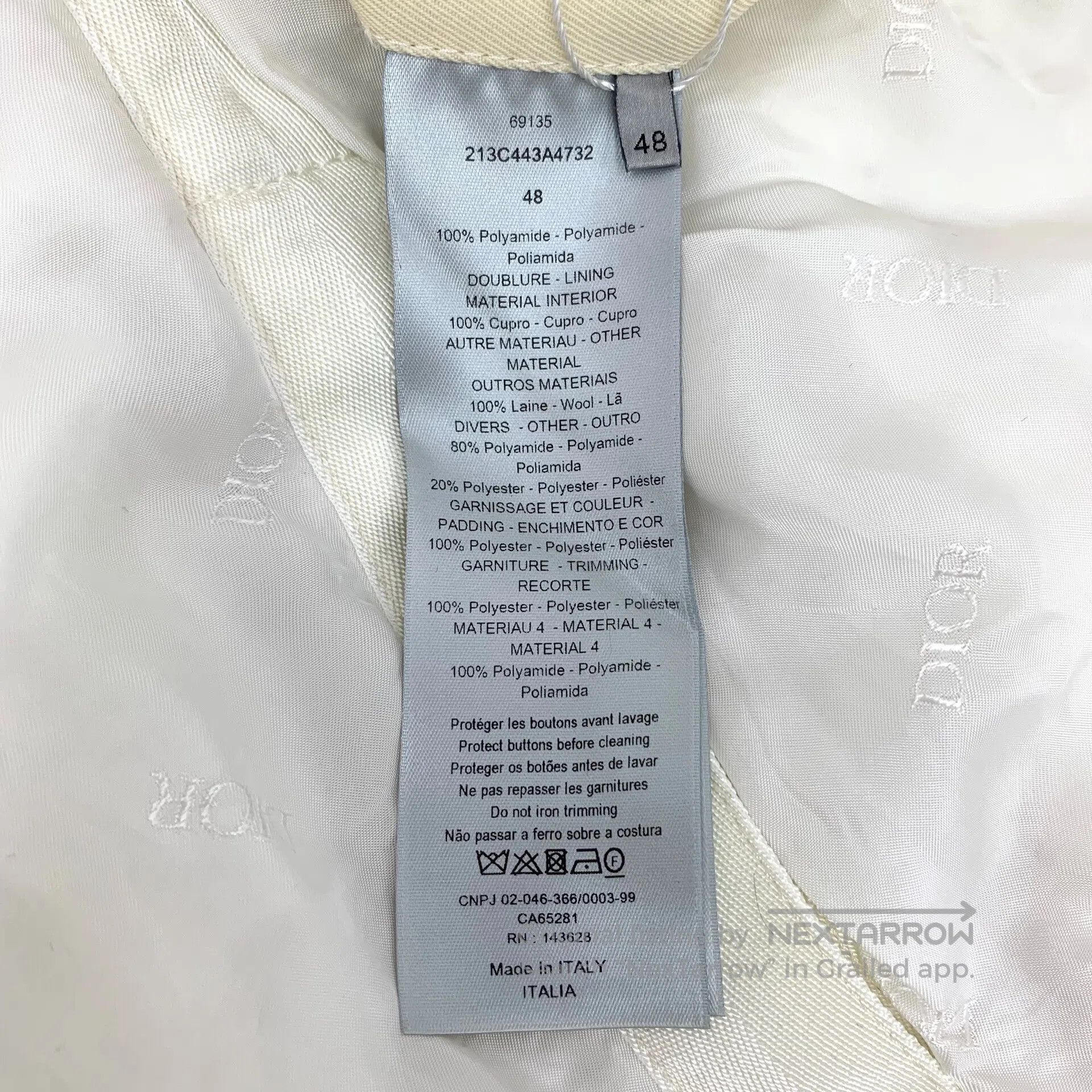 Dior Dior Contrast Color Logo Letter Embroidered Stand Collar Z Size US M / EU 48-50 / 2 - 6 Thumbnail