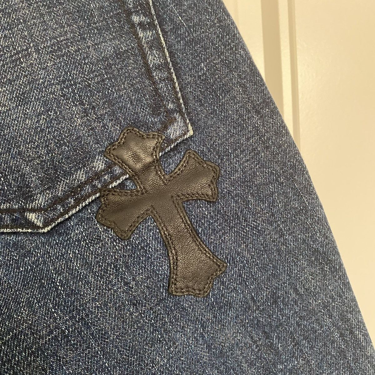 Chrome Hearts Chrome Hearts Cross Patch Denim Shorts Size US 29 - 7 Thumbnail