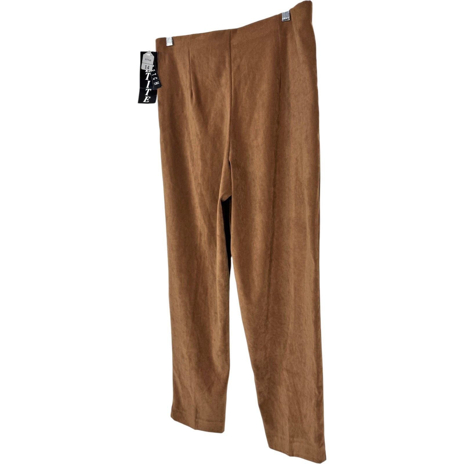 Other Vintage W.L. Sportswear Petites Brown Stretch Pants Size 14 Size 36" / US 14 / IT 50 - 7 Thumbnail
