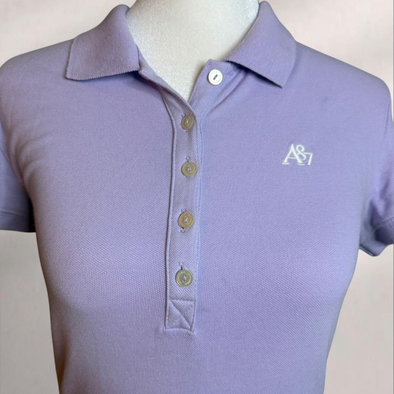 Aeropostale super cute y2k lavender Aeropostale polo button up Size M / US 6-8 / IT 42-44 - 4 Thumbnail