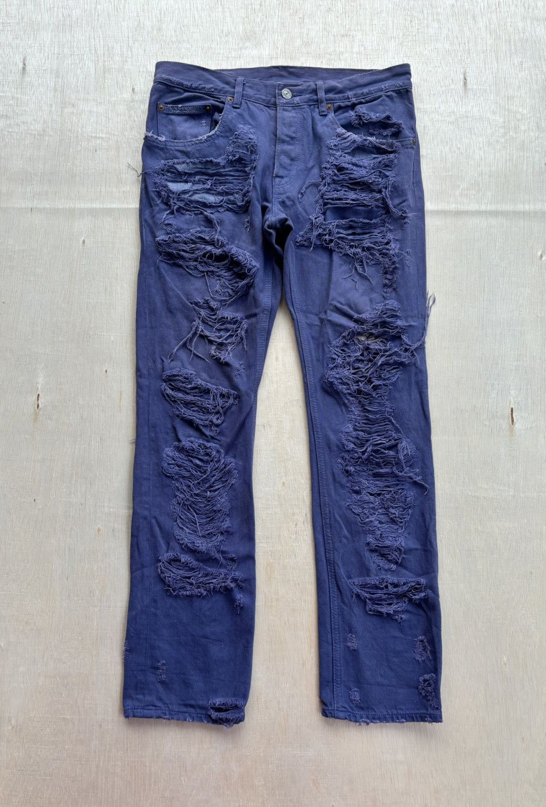 If Six Was Nine × Japanese Brand Vintage Distressed RNA Undercover Style Pants Size US 31 - 1 Thumbnail