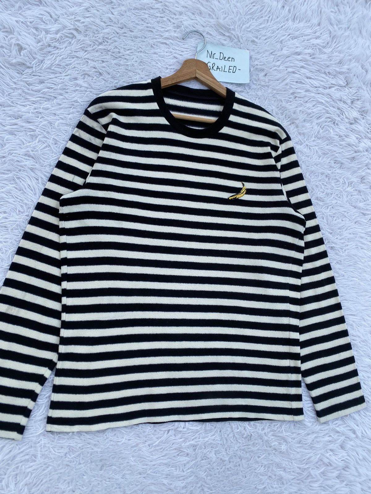 Andy Warhol × Uniqlo Rare Uniqlo x Andy Warhol Grunge Style Striped Long Sleeve Size US L / EU 52-54 / 3 - 5 Thumbnail