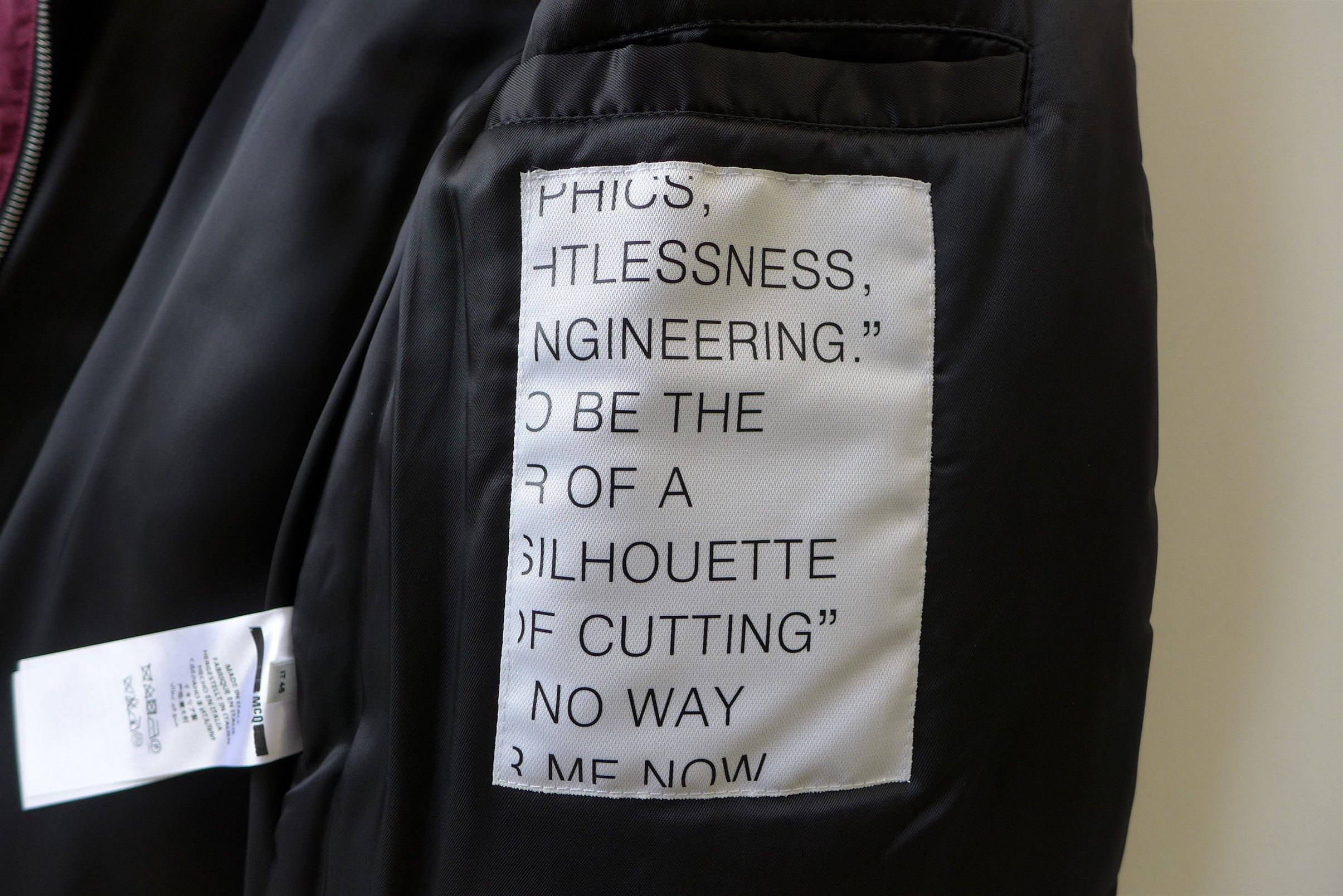 Alexander McQueen McQueen McQ Hybrid MA Bomber Jacket - Burgundy Size US S / EU 44-46 / 1 - 9 Thumbnail