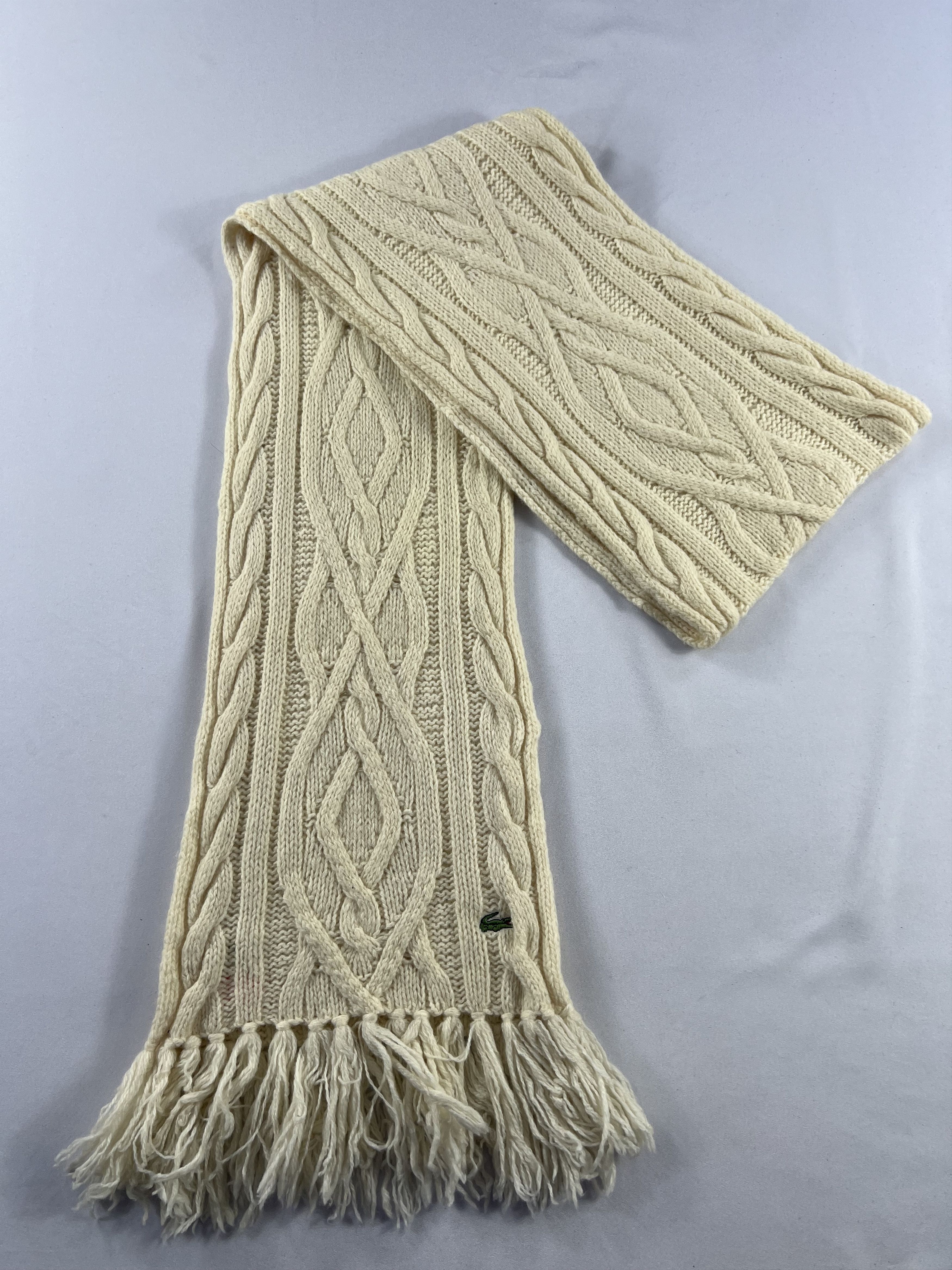Lacoste Lacoste Knit Scarf / Muffler / Neckwear P1043 Size ONE SIZE - 6 Thumbnail