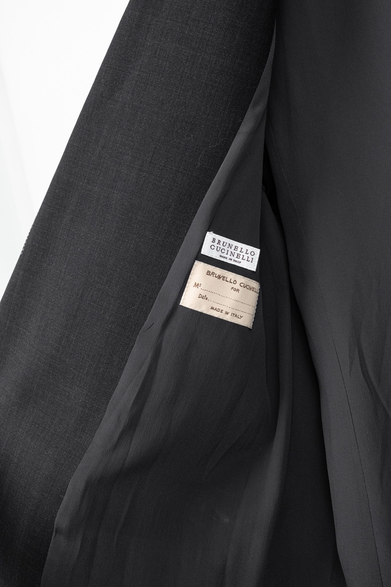 Brunello Cucinelli Brunello Cucinelli AW23 Wool-Blend Sequin-Stripe Blazer Size XL / US 12-14 / IT 48-50 - 9 Thumbnail