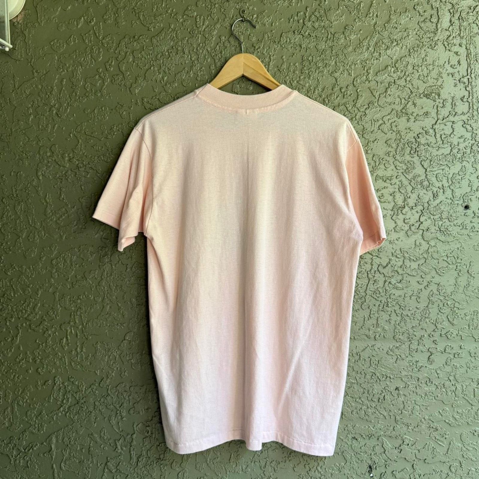 Other Vintage 80s Lake Hopatcong Water Rat Men's L Pink Tee Size US L / EU 52-54 / 3 - 4 Thumbnail