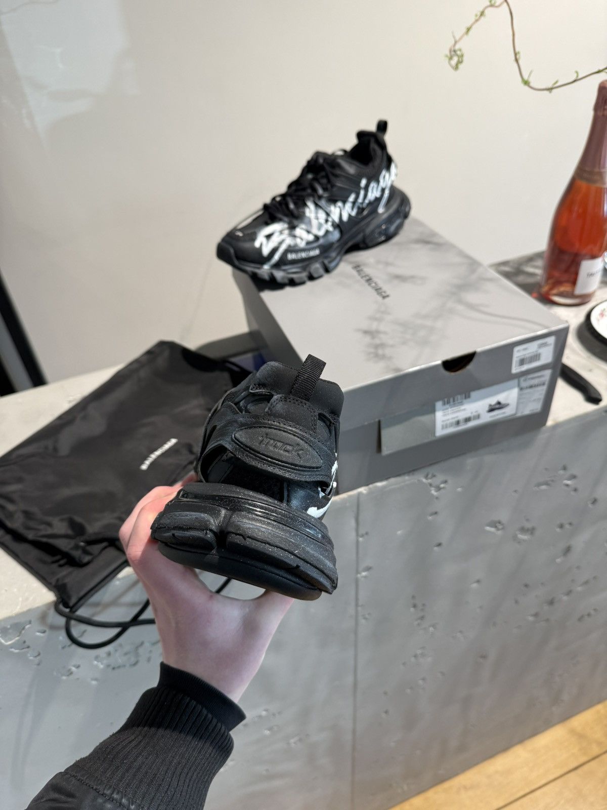 Balenciaga BNWT Balenciaga Track Signature Sneaker Size US 11 / EU 44 - 4 Thumbnail
