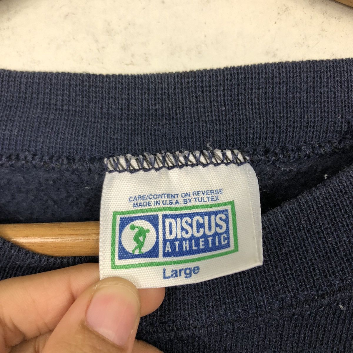 Japanese Brand 📌Rich Blue Vintage Sweatshirt Discus Athletic Size US L / EU 52-54 / 3 - 15 Thumbnail