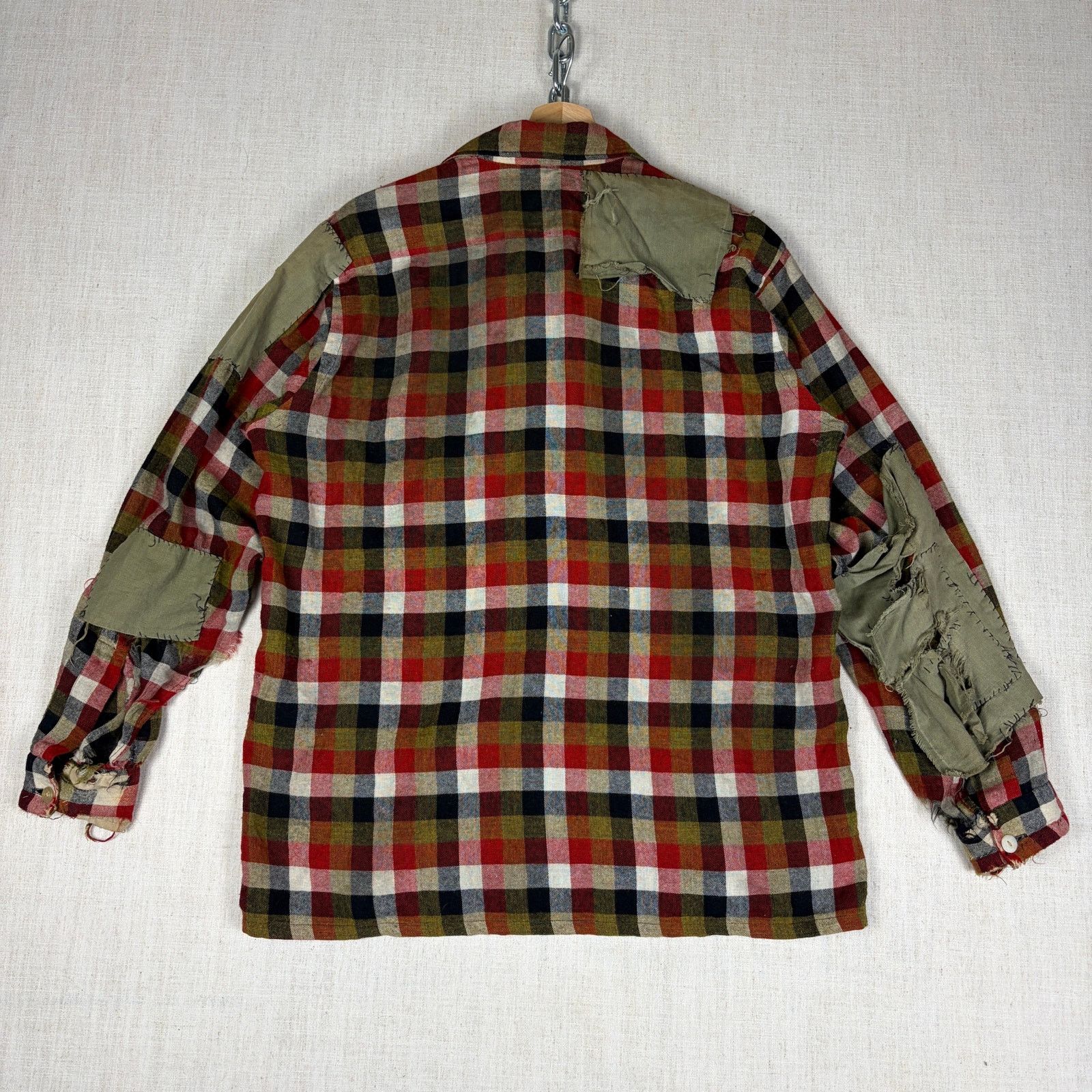 Vintage True Vintage Loop Collar 1930s/ 40s Thrashed Medium Flannel Size US M / EU 48-50 / 2 - 8 Thumbnail
