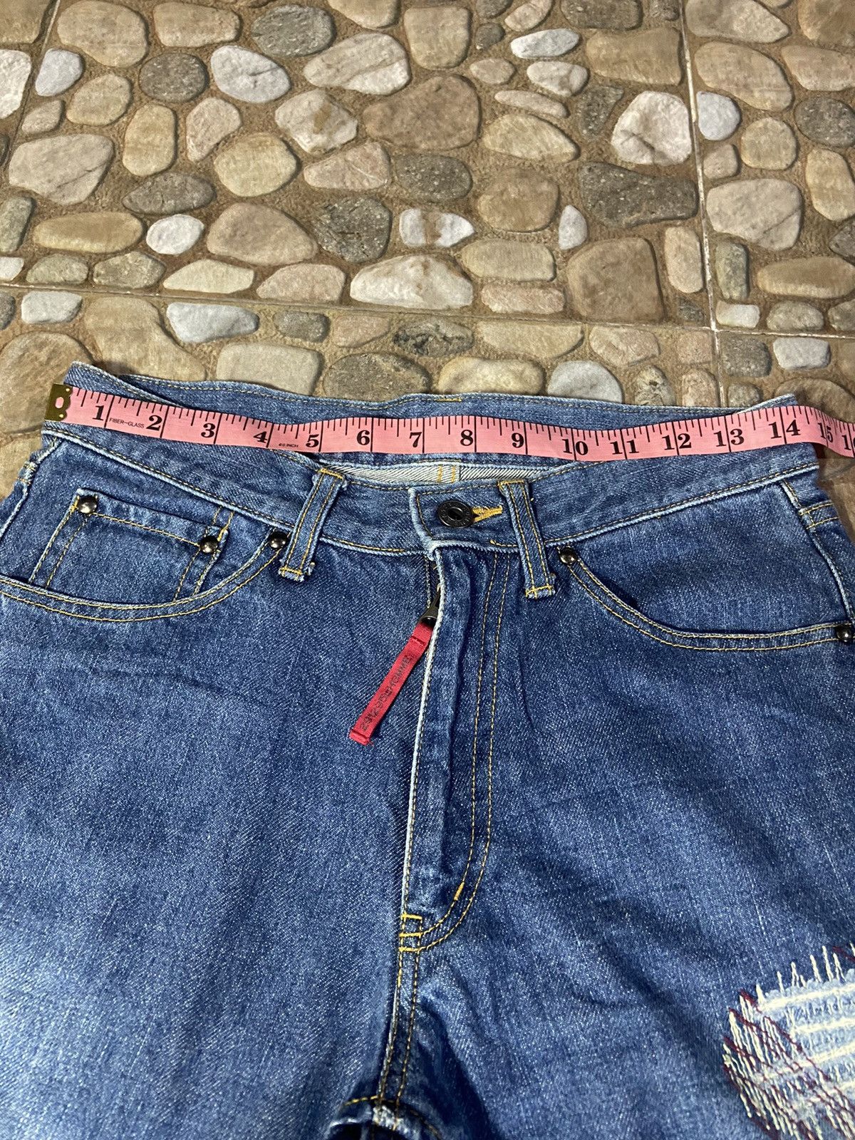 Hysteric Glamour × Japanese Brand 💥 RARE 💥 201295 home DITSETRESSED denim pants Size US 28 / EU 44 - 13 Thumbnail