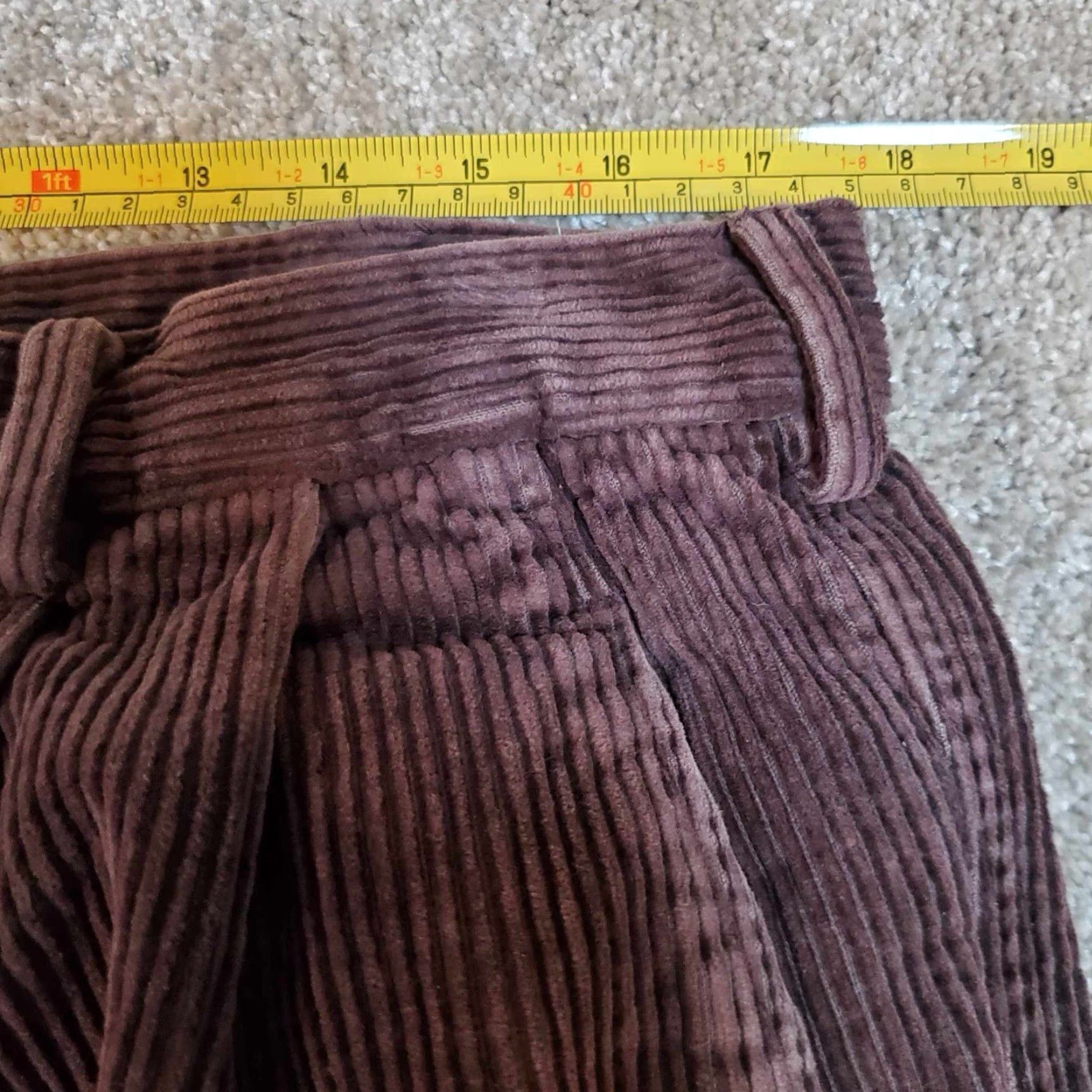 Pendleton Pendleton Mens Pants 36 Corduroy Chino Pleated Front Straight Leg Belt Loops Regular Inseam 29 Multicolor Cotton Blend Corduroy Men's Style: Chino Size US 36 / EU 52 - 7 Thumbnail