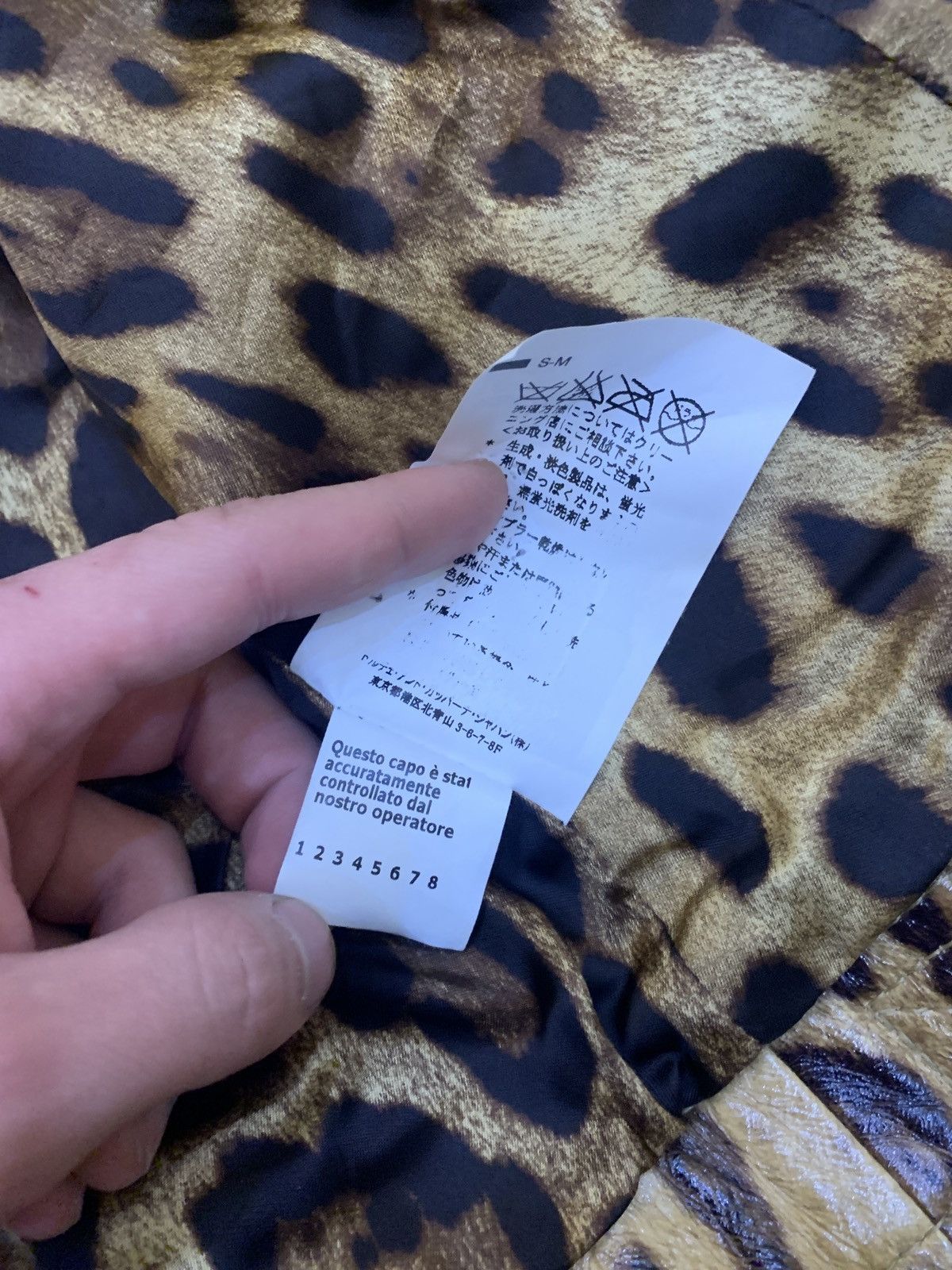 Dolce & Gabbana D&G Leopard Leather Jacket Size L / US 10 / IT 46 - 11 Thumbnail