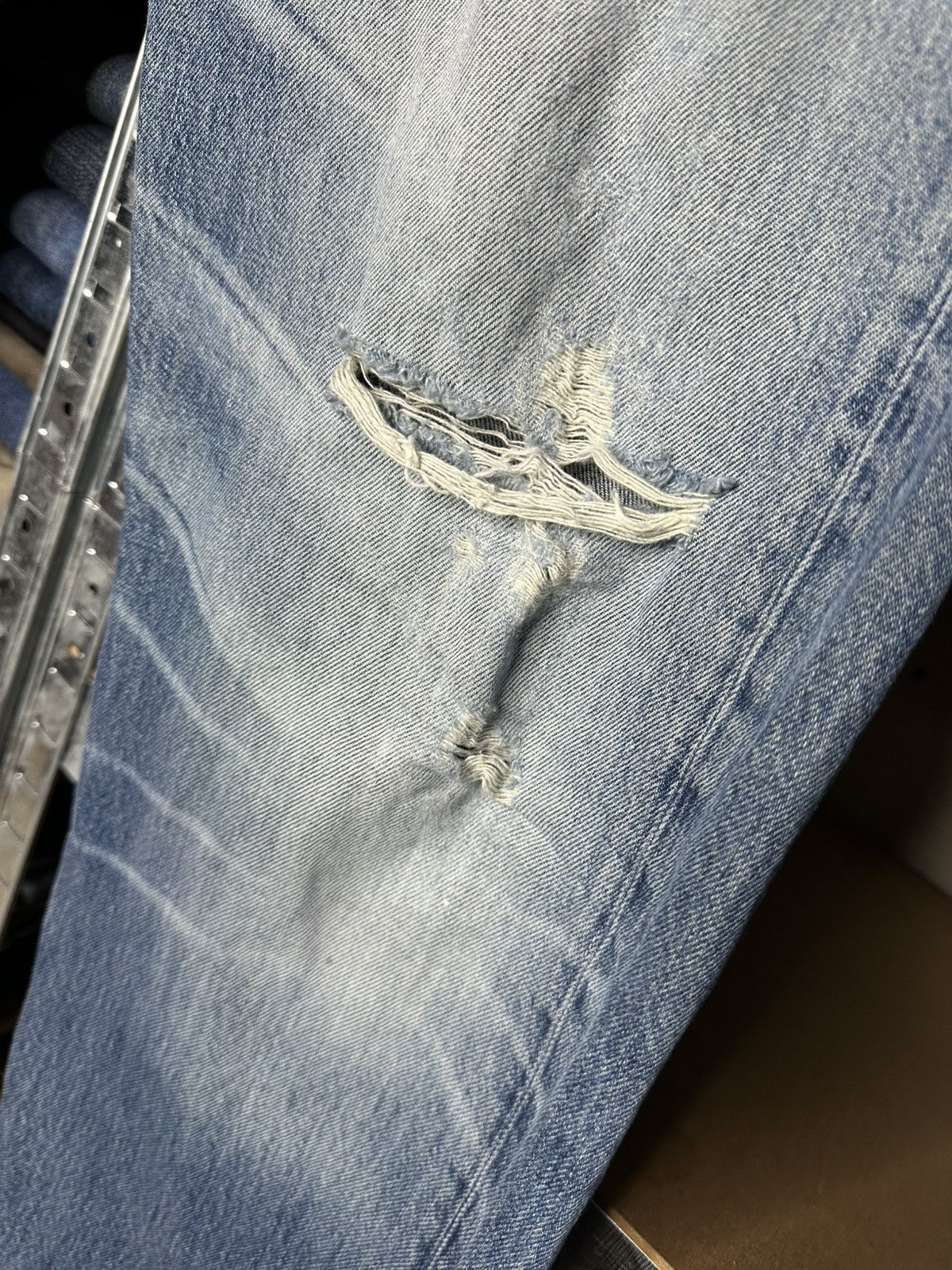 Levi's Levi’s 501 LTD Edition Distressed Denim Jeans Size 34x32 Size US 34 / EU 50 - 8 Thumbnail