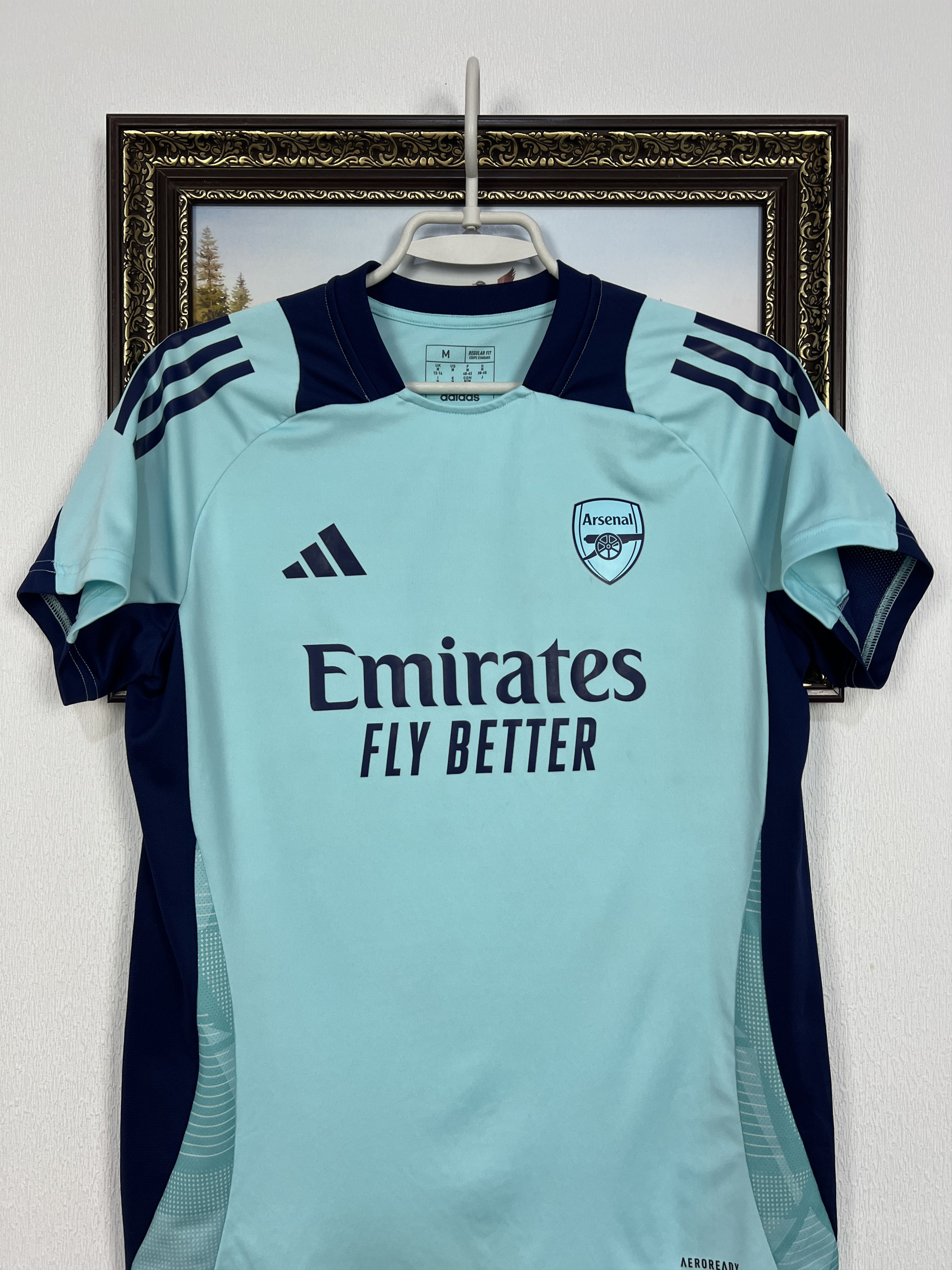 Adidas 2023 Arsenal Adidas Train Football Shirt Soccer Jersey Size US M / EU 48-50 / 2 - 2 Thumbnail