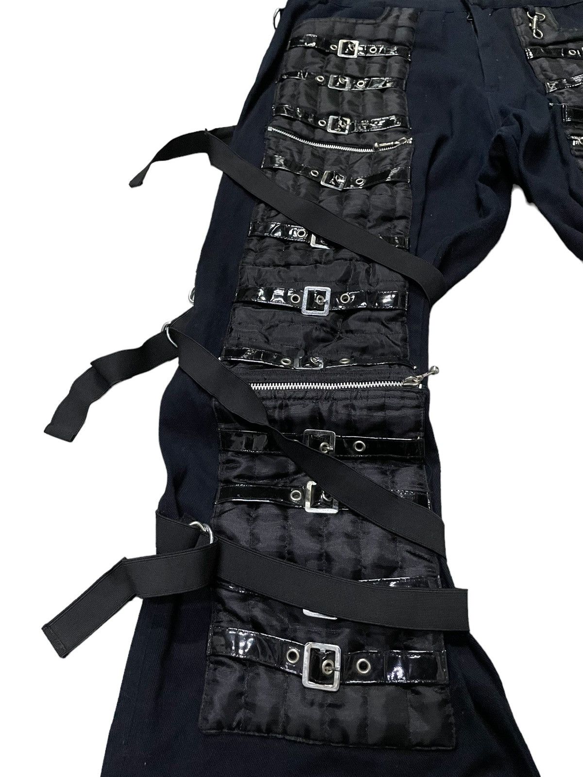 Japanese Brand × Junya Watanabe JunyaWatanabe Balenciaga Style Raver Bondage Baggy Flared Size US 34 / EU 50 - 5 Thumbnail